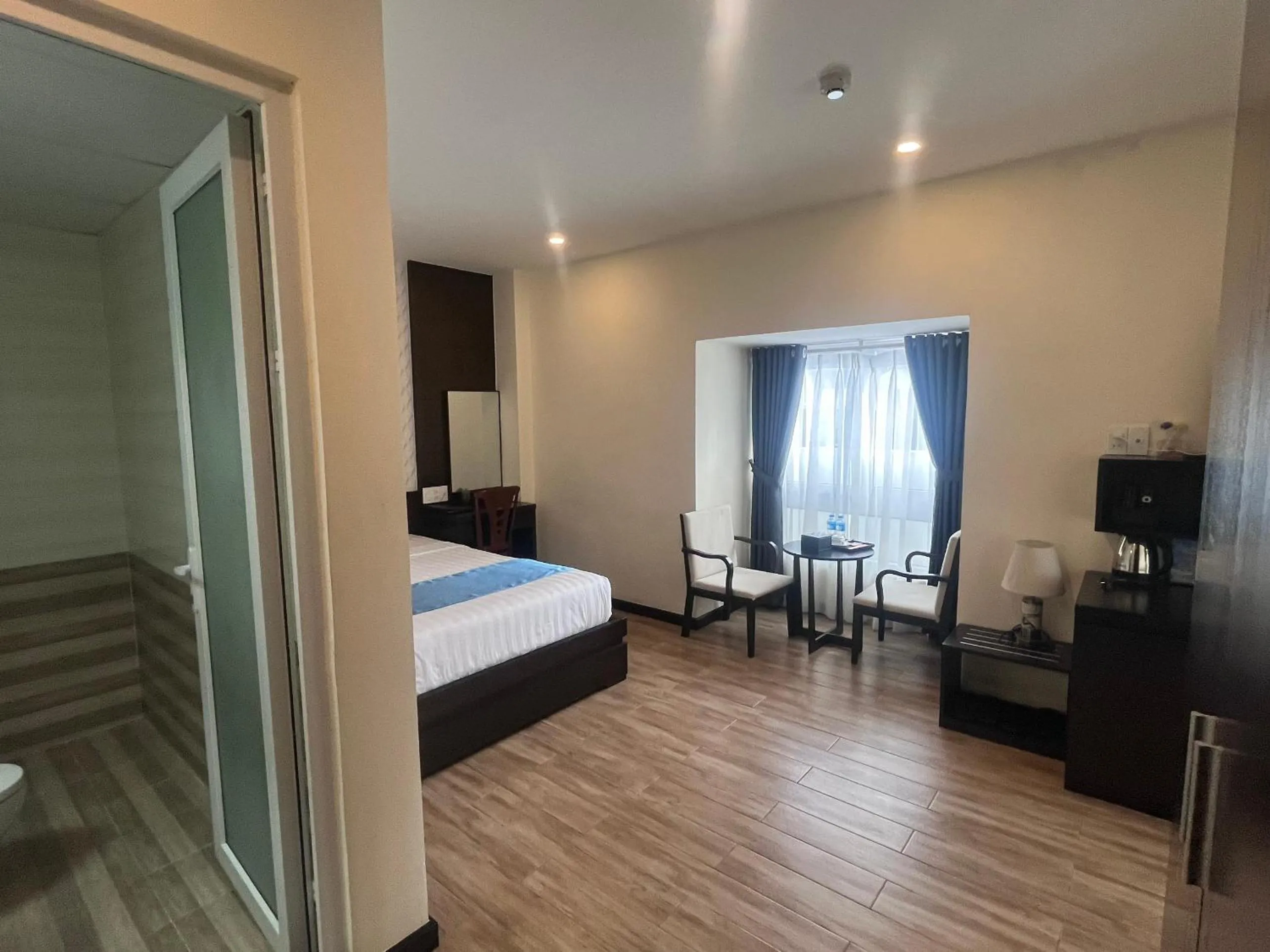 Bed in Thien Ly Hotel - Da Lat Center