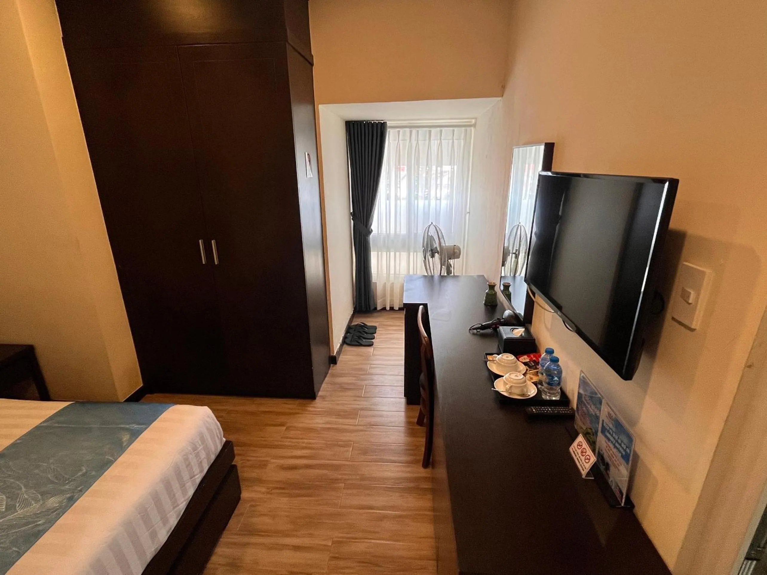 Bed in Thien Ly Hotel - Da Lat Center