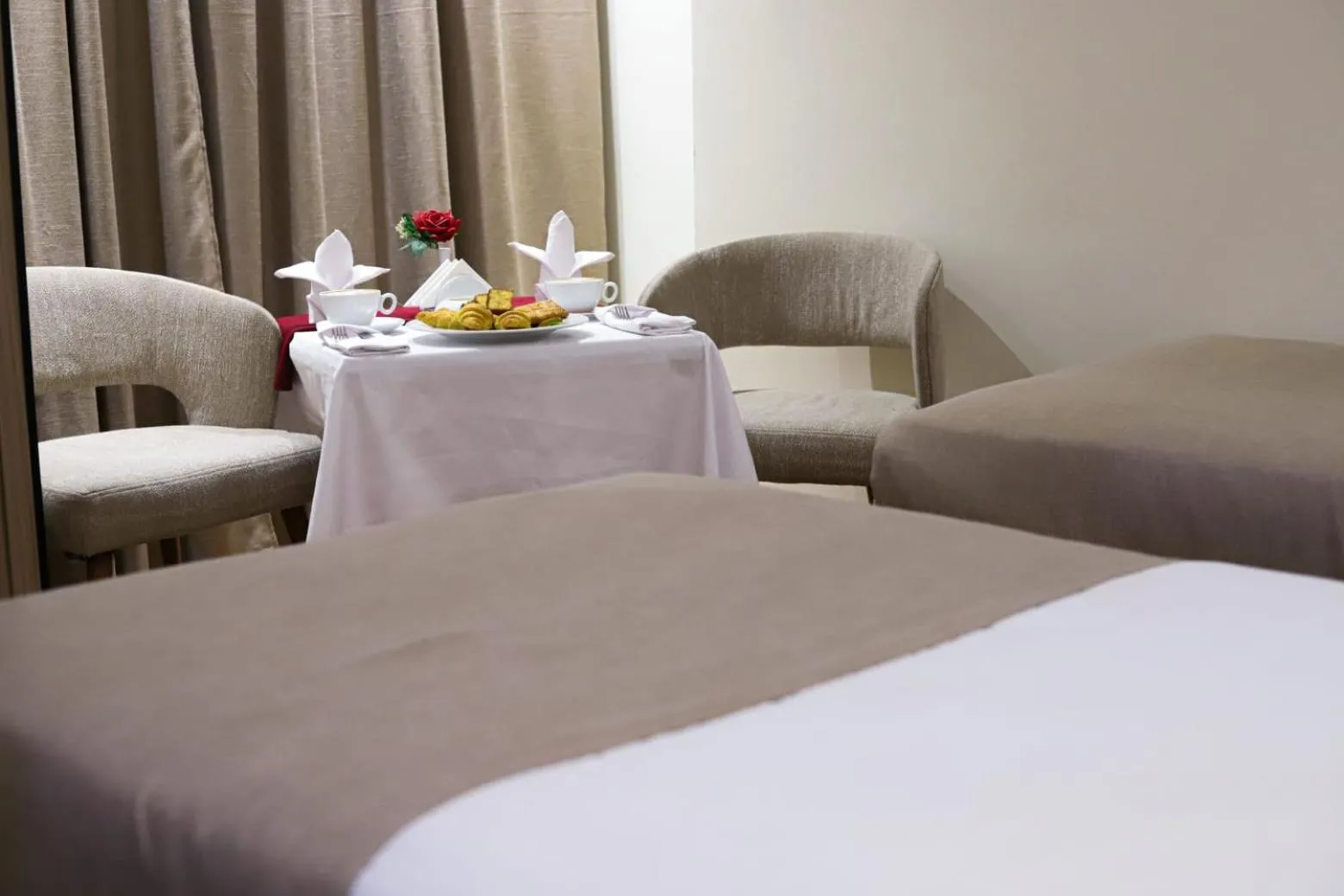 Bed in Delmar Hotel Matrouh