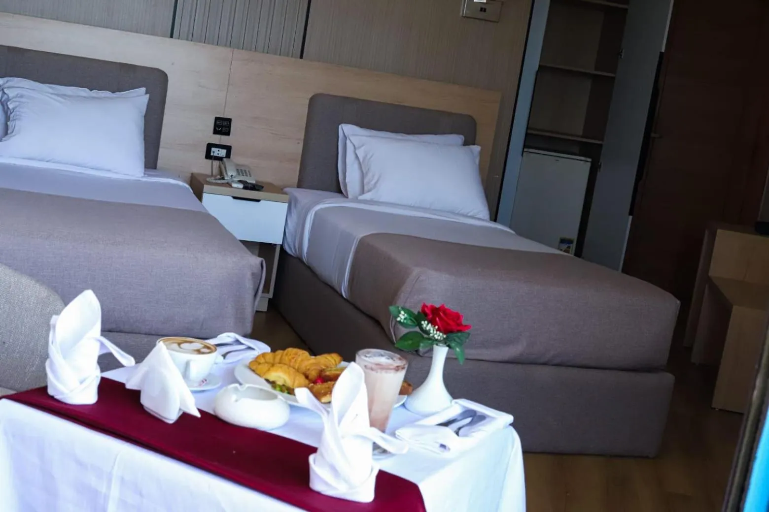 Bed in Delmar Hotel Matrouh