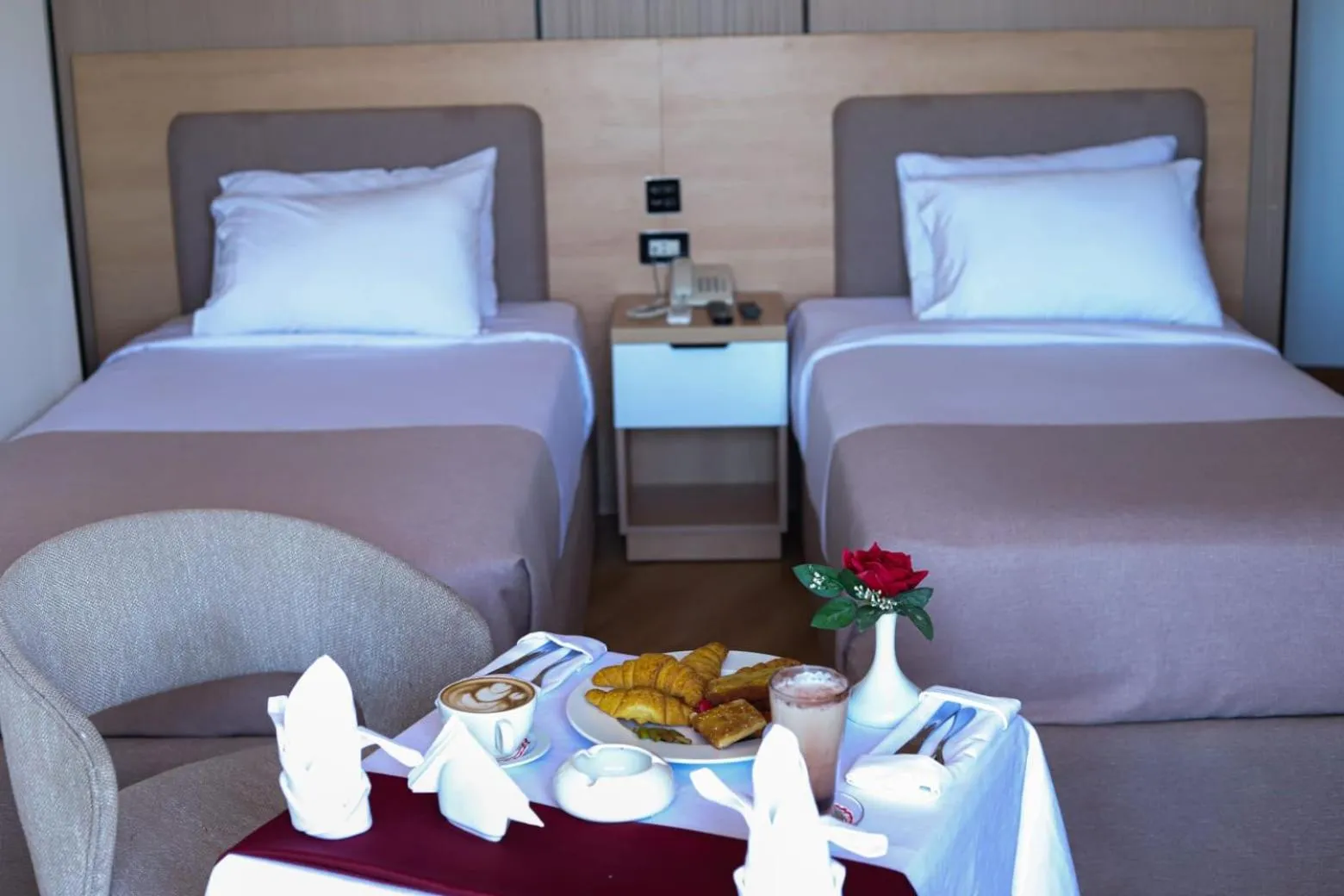 Bed in Delmar Hotel Matrouh