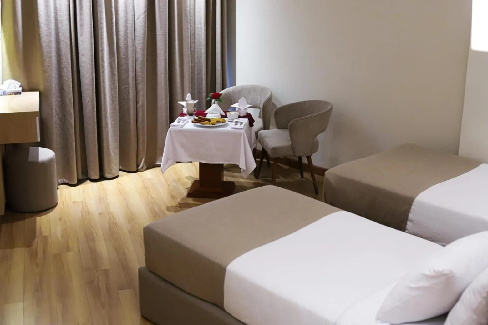 Bed in Delmar Hotel Matrouh