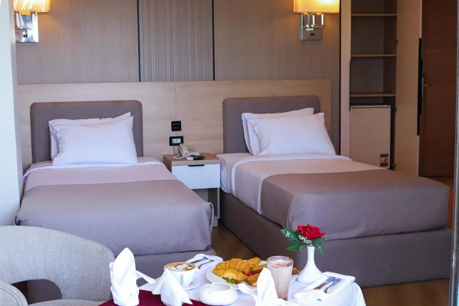 Bed in Delmar Hotel Matrouh