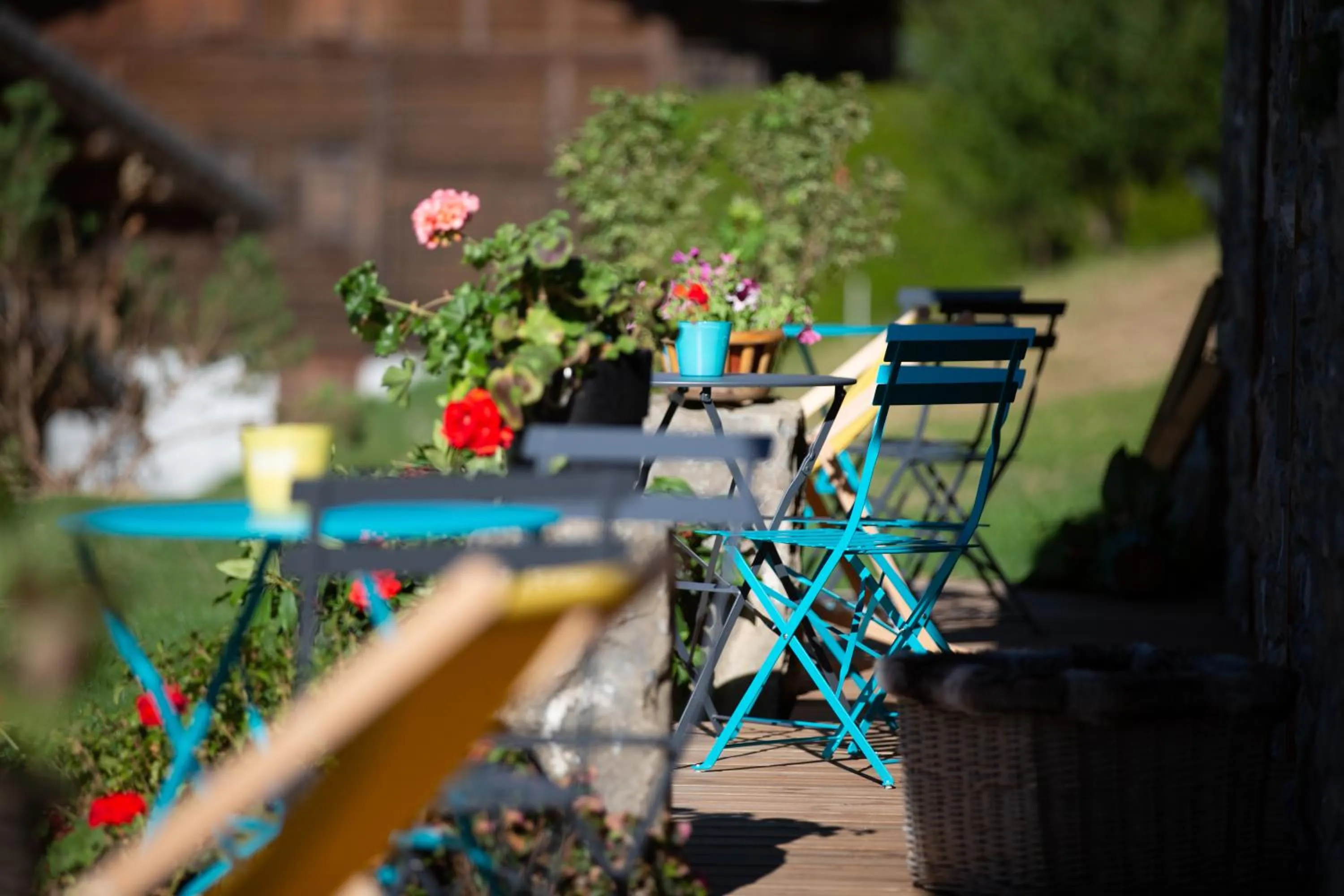 Patio in Les Mazots des Fées