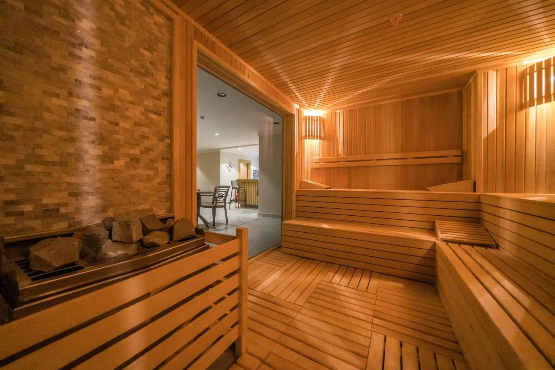 Sauna in Premier Nergis Beach & SPA