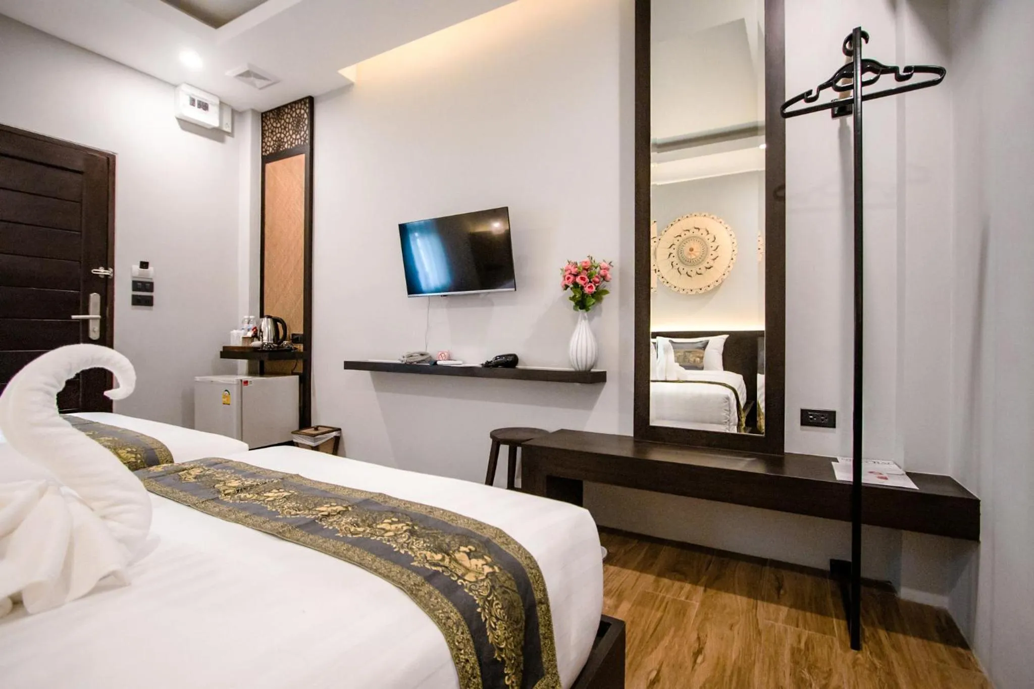 TV and multimedia, Bed in Paraiso Hotel Chiangmai