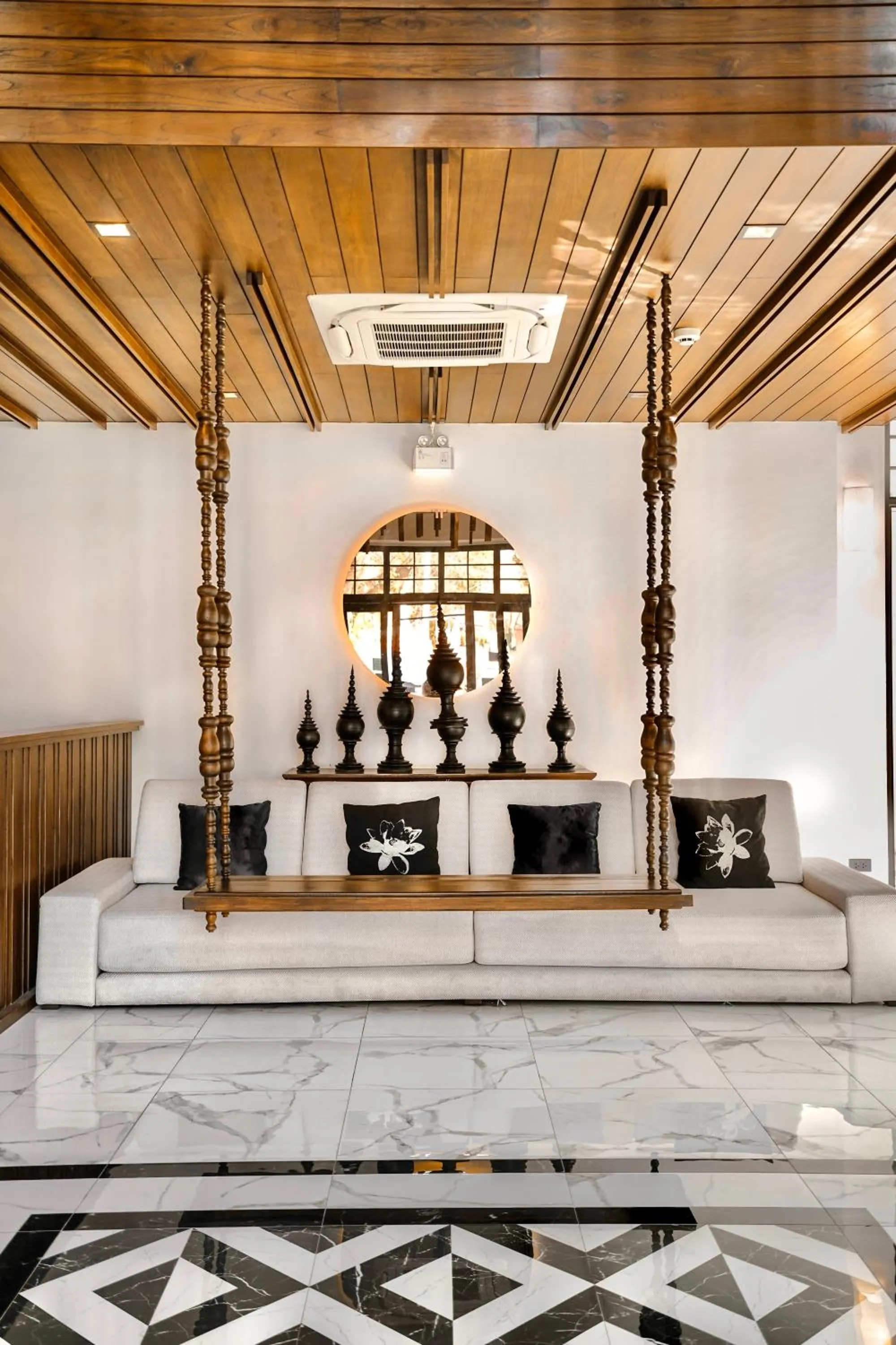 Living room in Paraiso Hotel Chiangmai