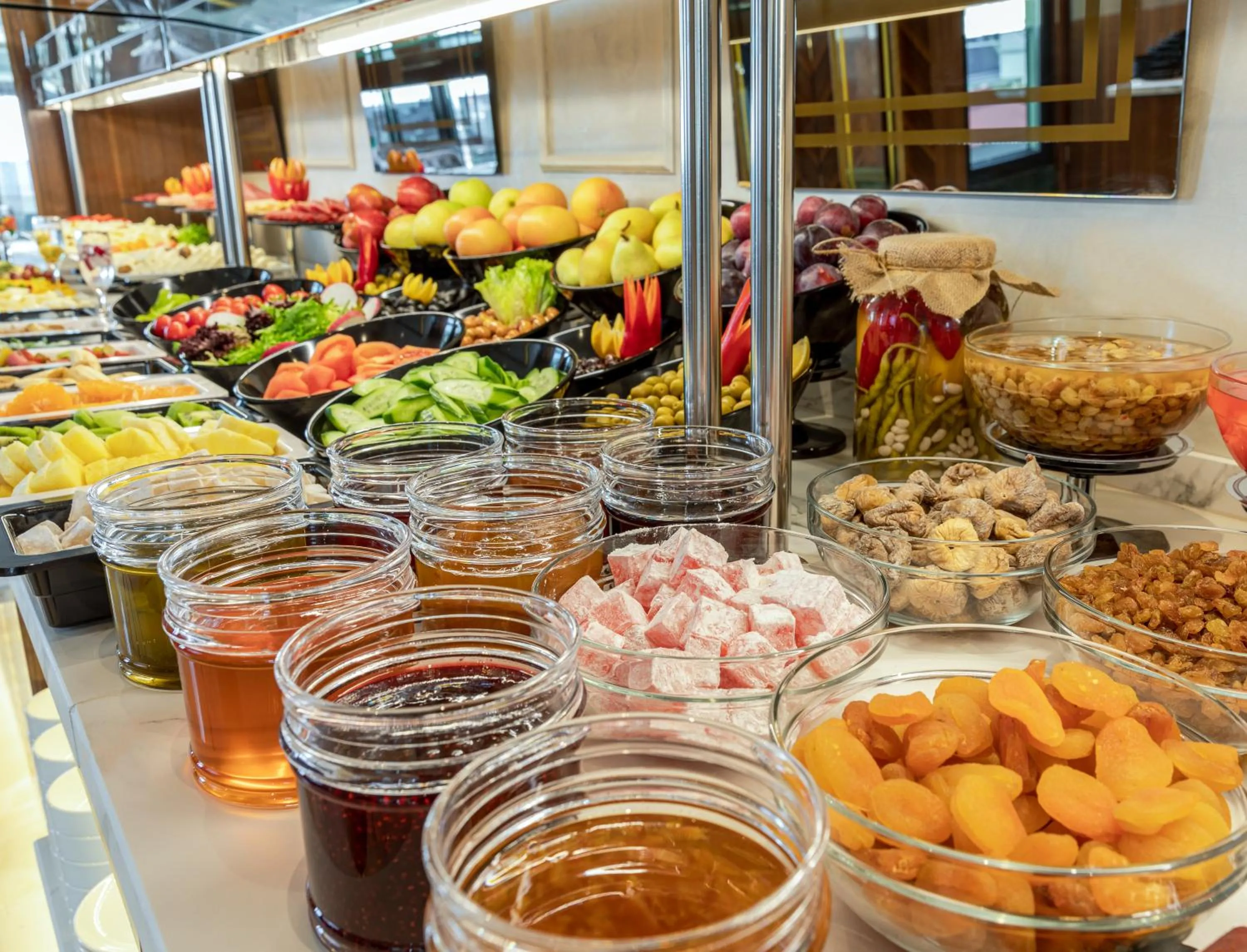 Buffet breakfast in Beethoven Senfoni Hotel