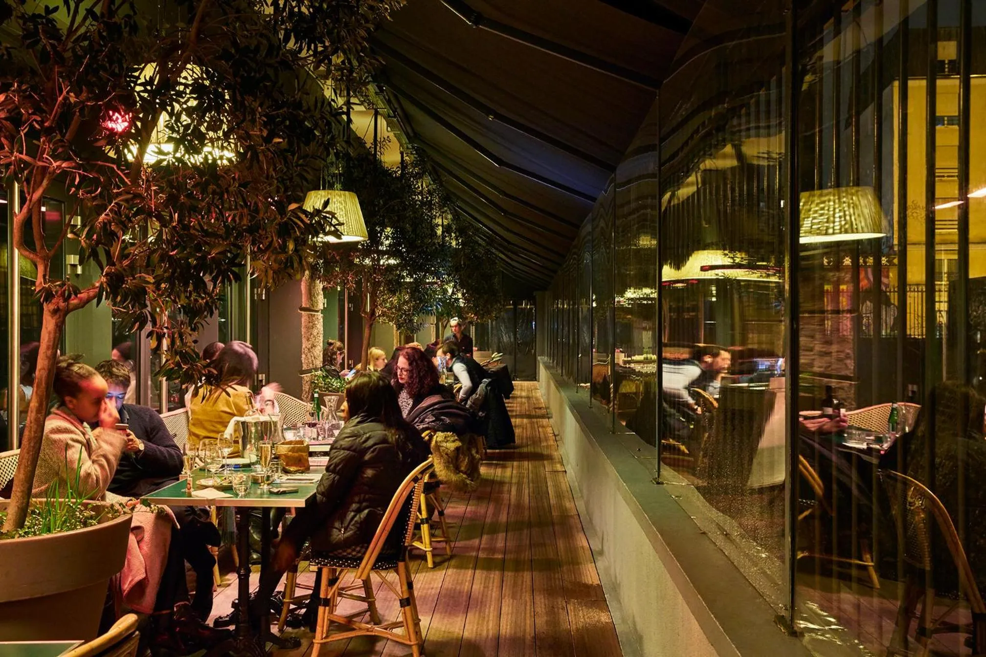 Patio in Mama Shelter Paris East