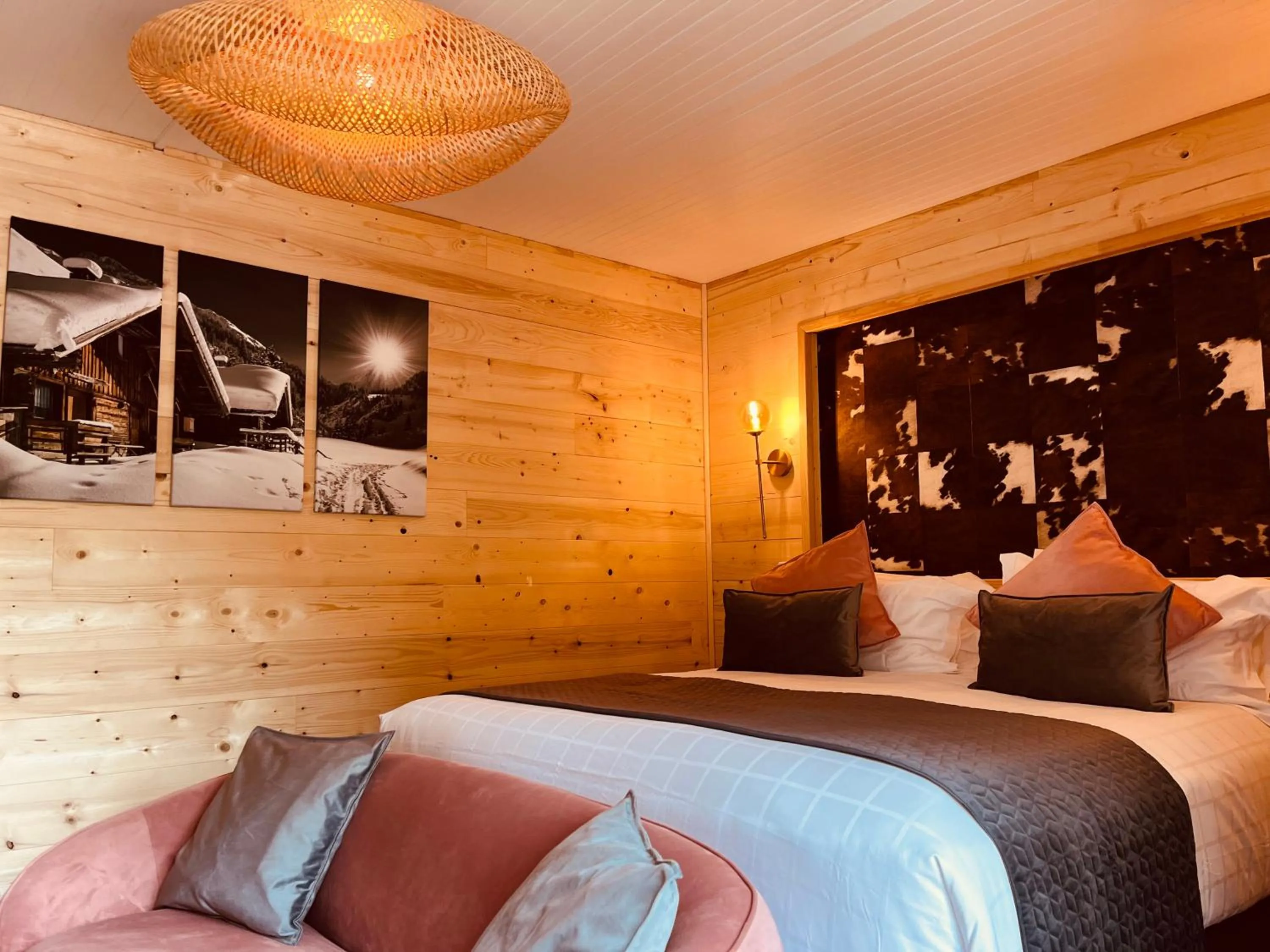 Bedroom, Bed in The Originals Boutique Hotel Le Panorama Mont Dore