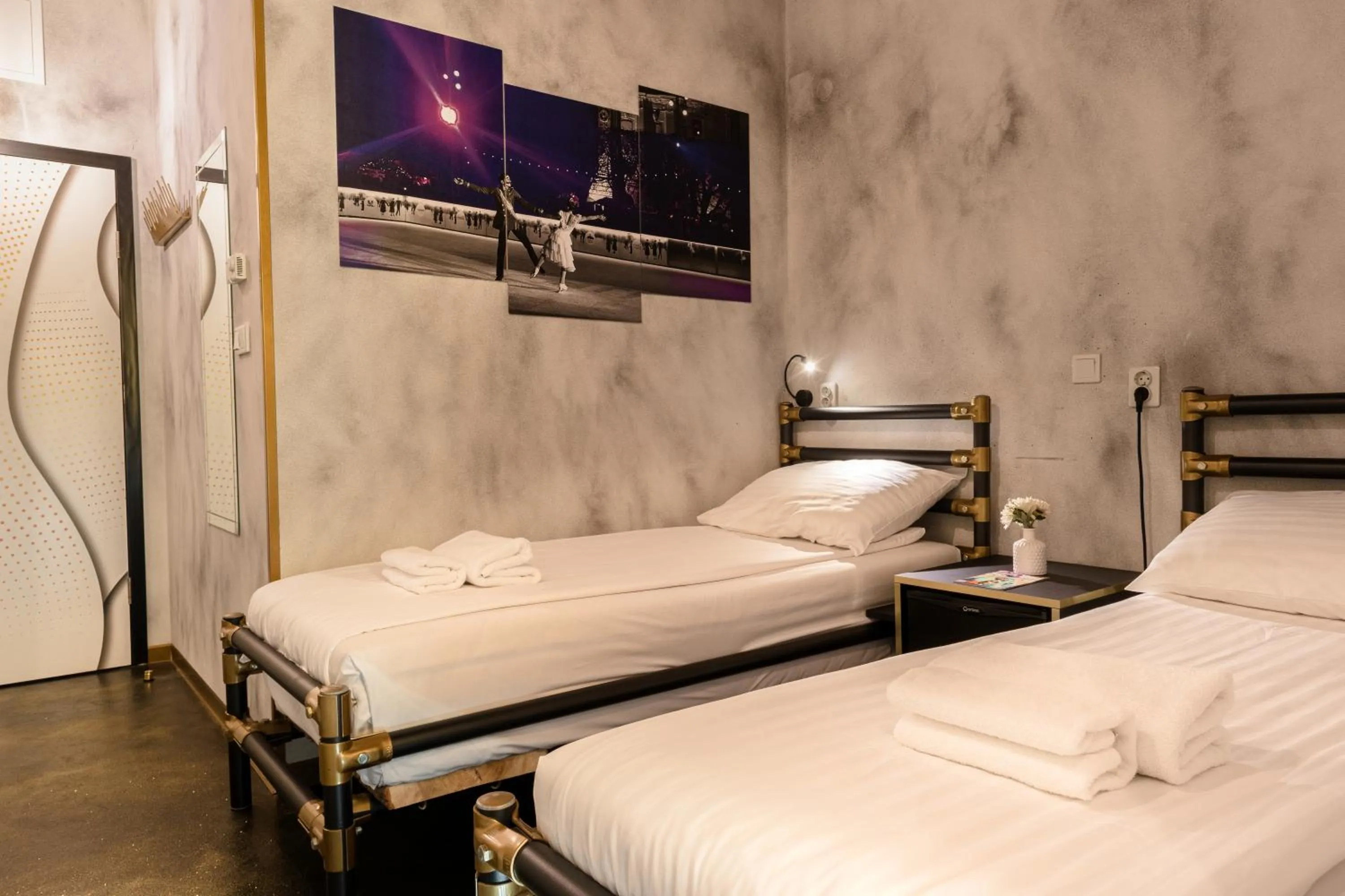 Bed in Timeout Heritage Hotel Zagreb