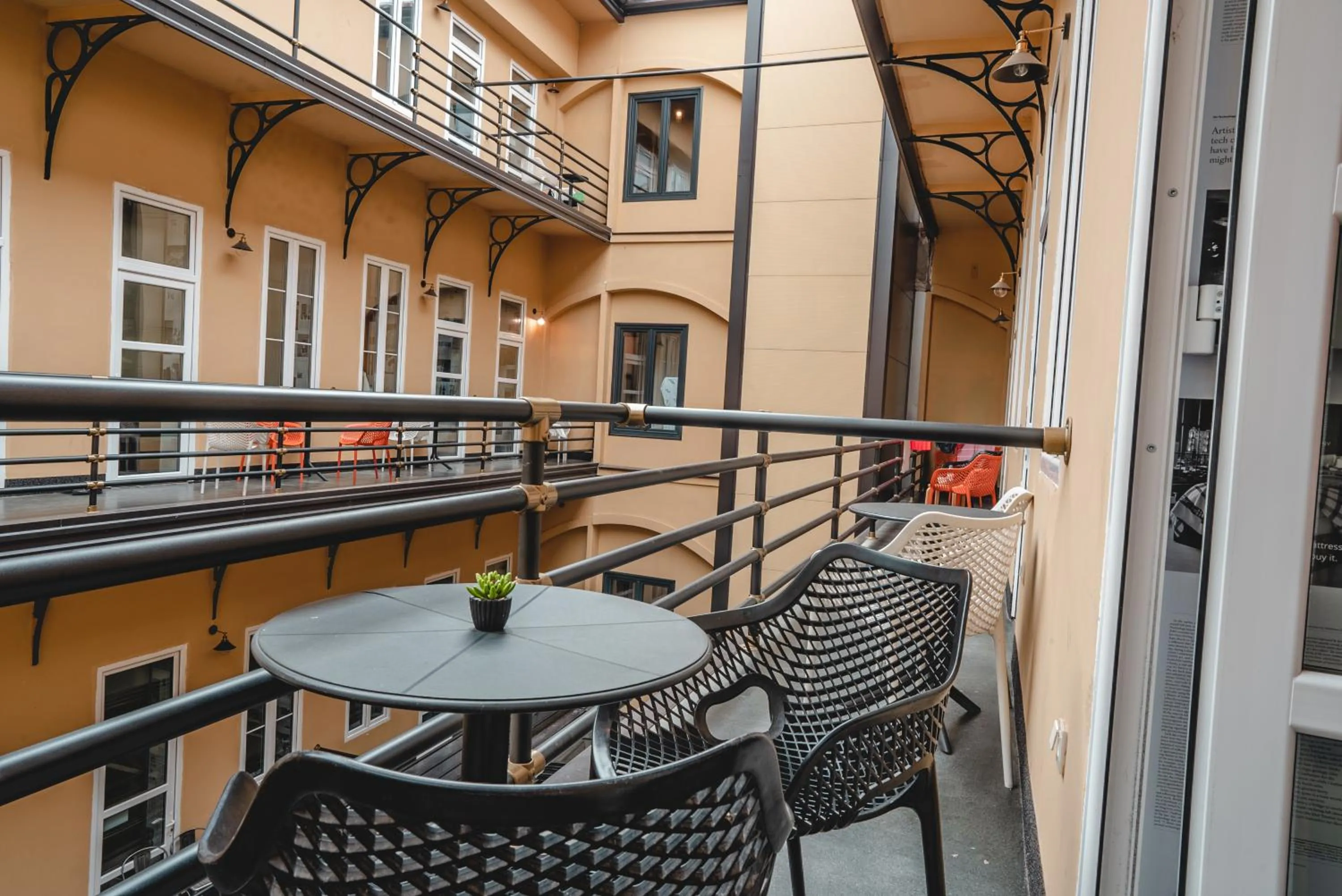 Balcony/Terrace in Timeout Heritage Hotel Zagreb
