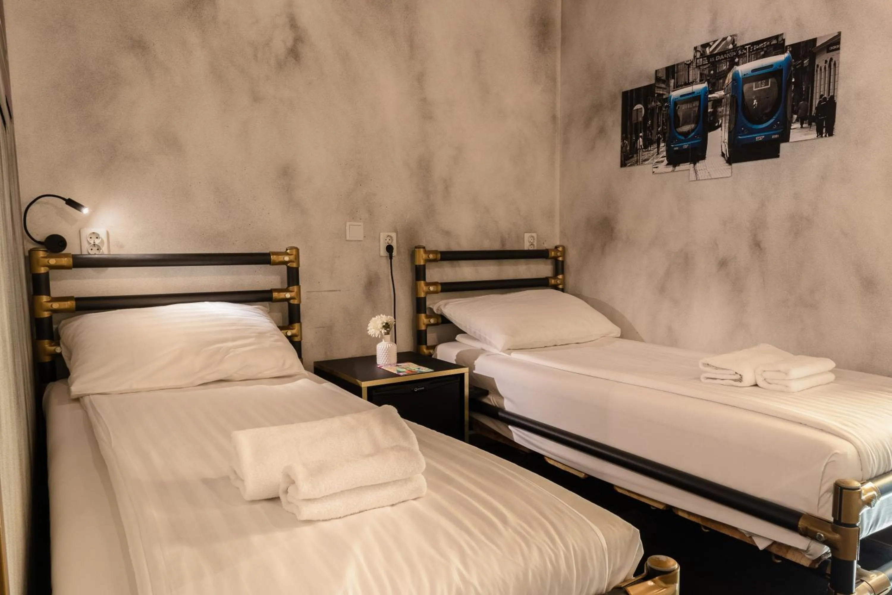 Bed in Timeout Heritage Hotel Zagreb