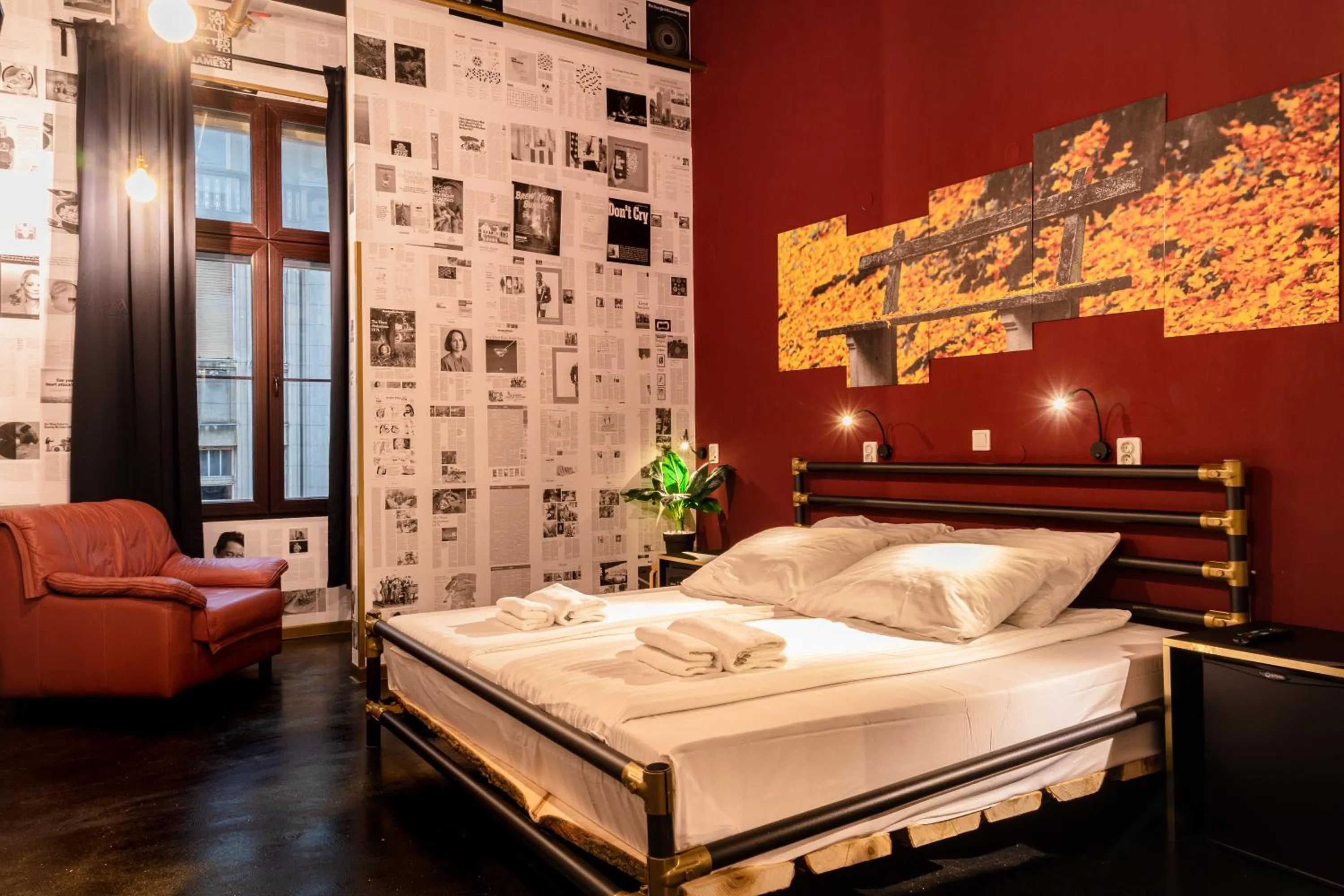 Bed in Timeout Heritage Hotel Zagreb