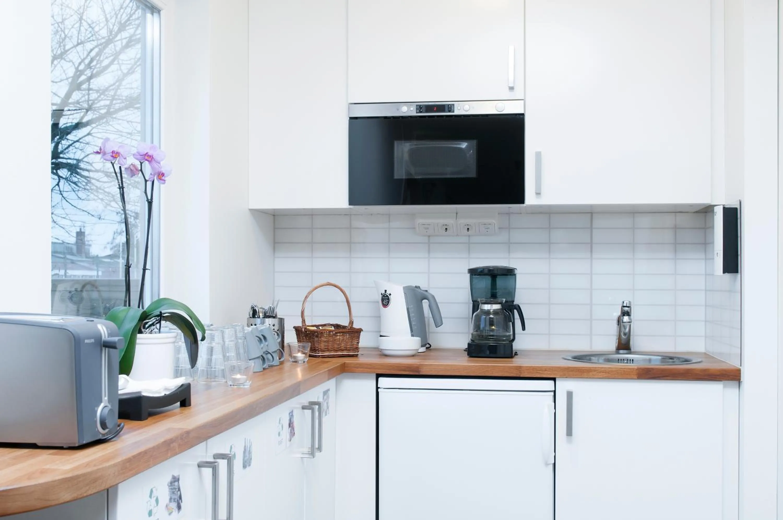 Kitchen or kitchenette in Brink Hotell