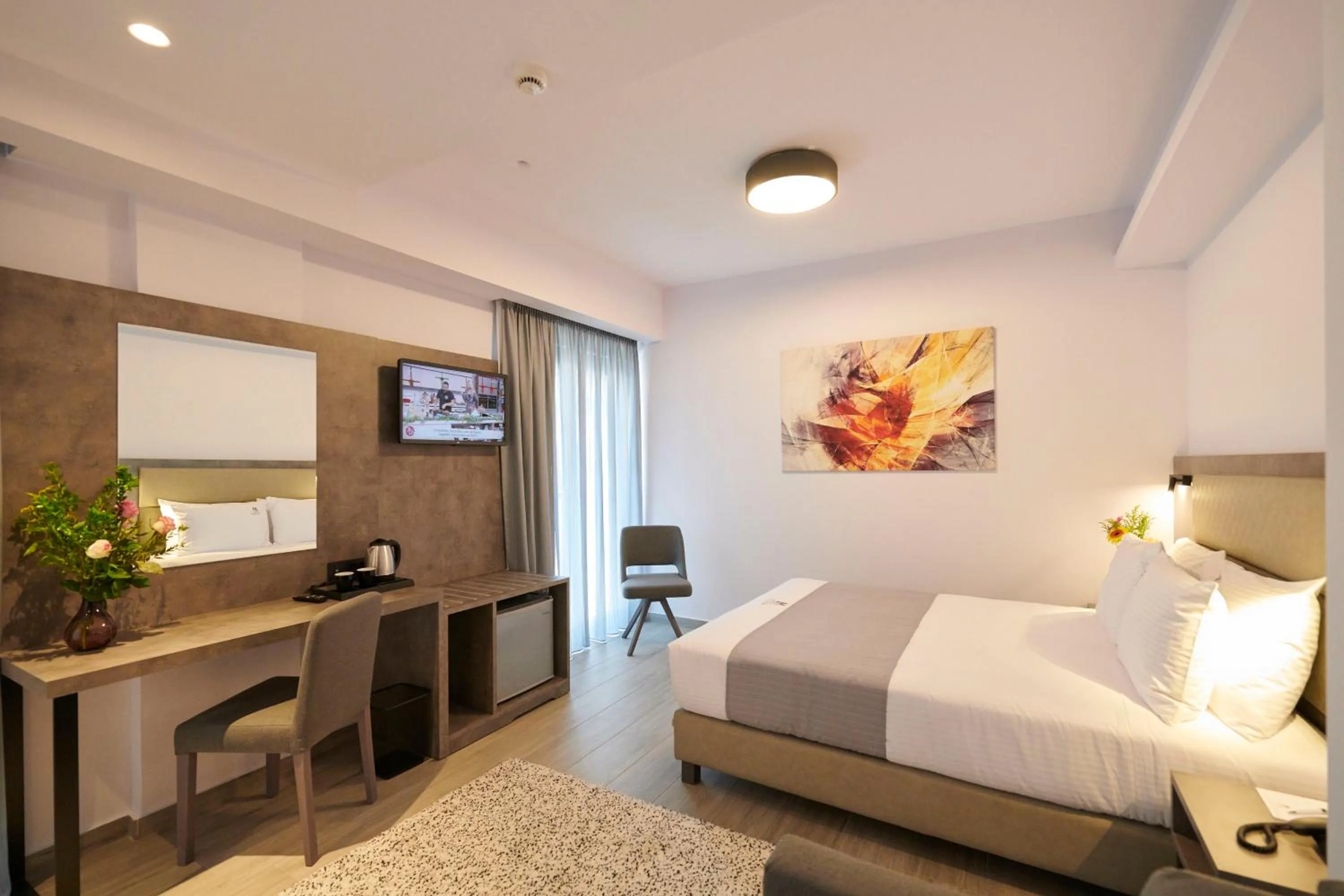 Bedroom, Bed in Meni Hotel & Apartments UNDER NEW MANAGEMENT