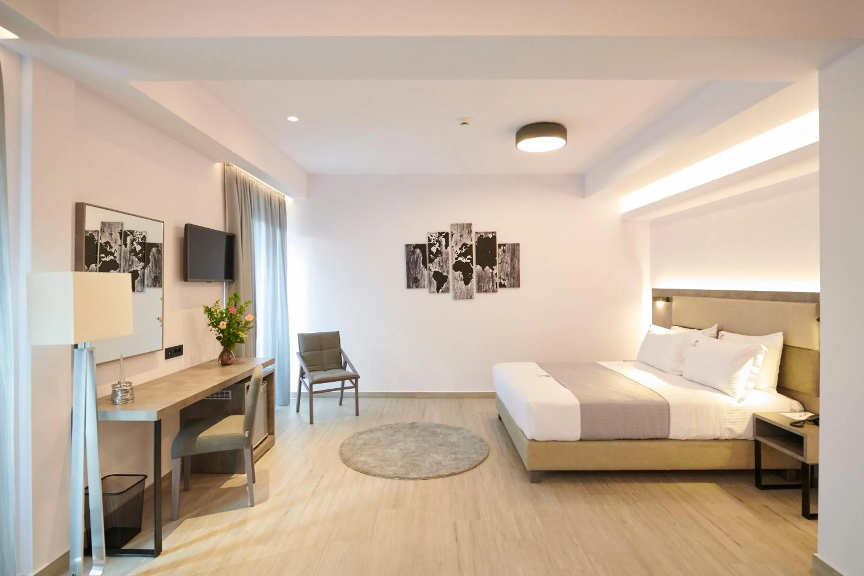Bedroom, Bed in Meni Hotel & Apartments UNDER NEW MANAGEMENT