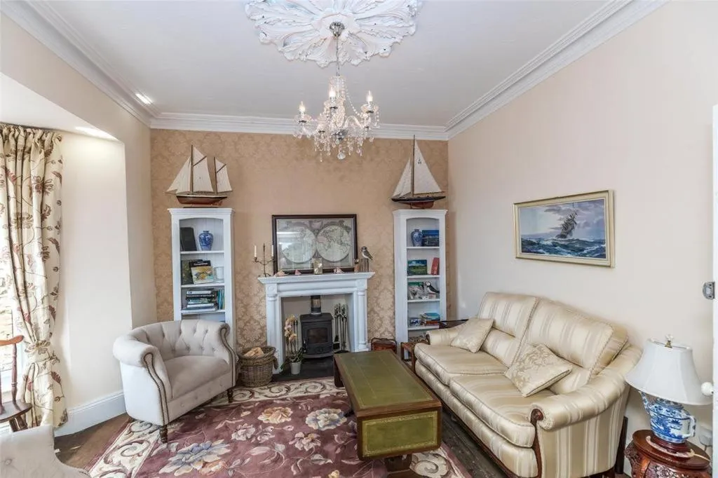 Lounge or bar in Pendyffryn Manor Bed & Breakfast