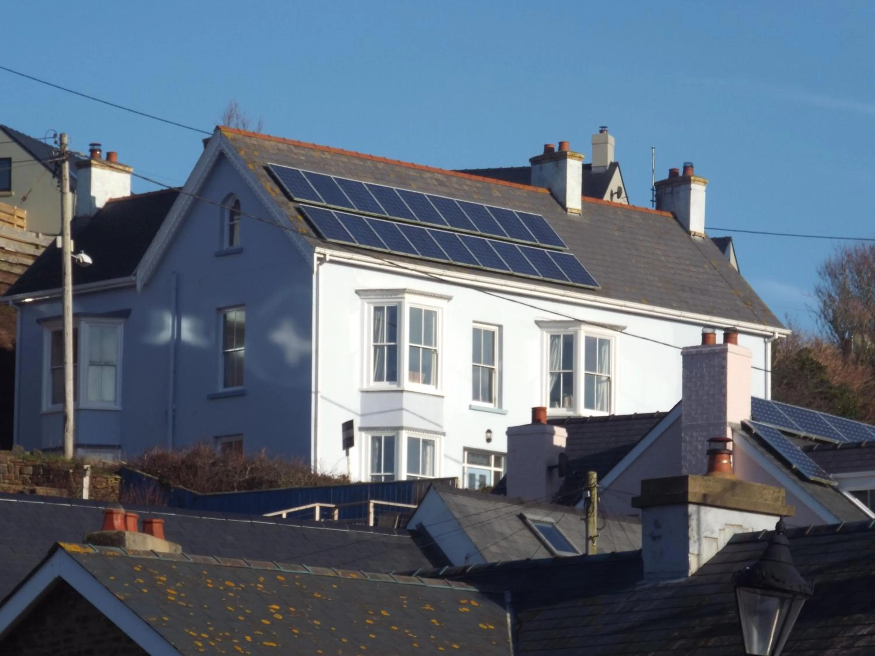 Property building in Pendyffryn Manor Bed & Breakfast