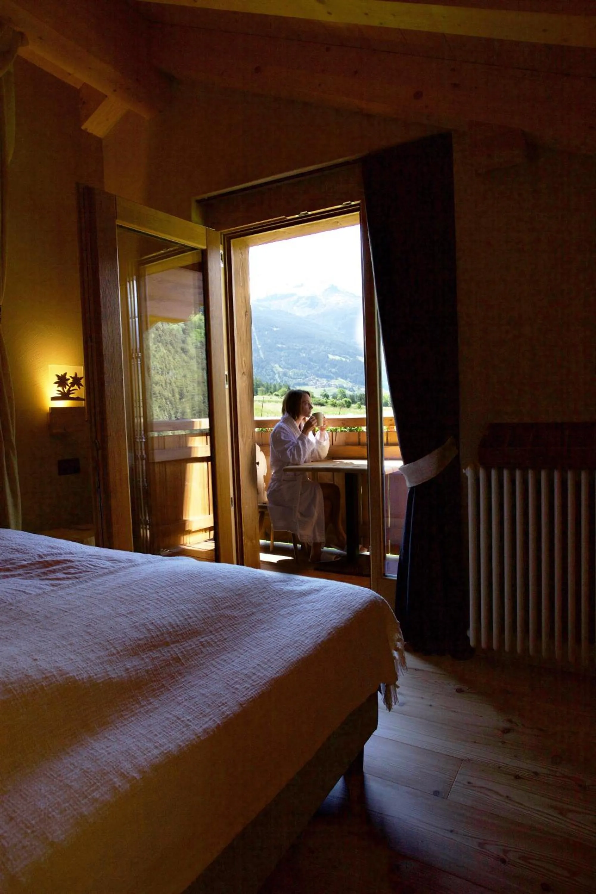 Balcony/Terrace, Bed in Agriturismo San Gallo