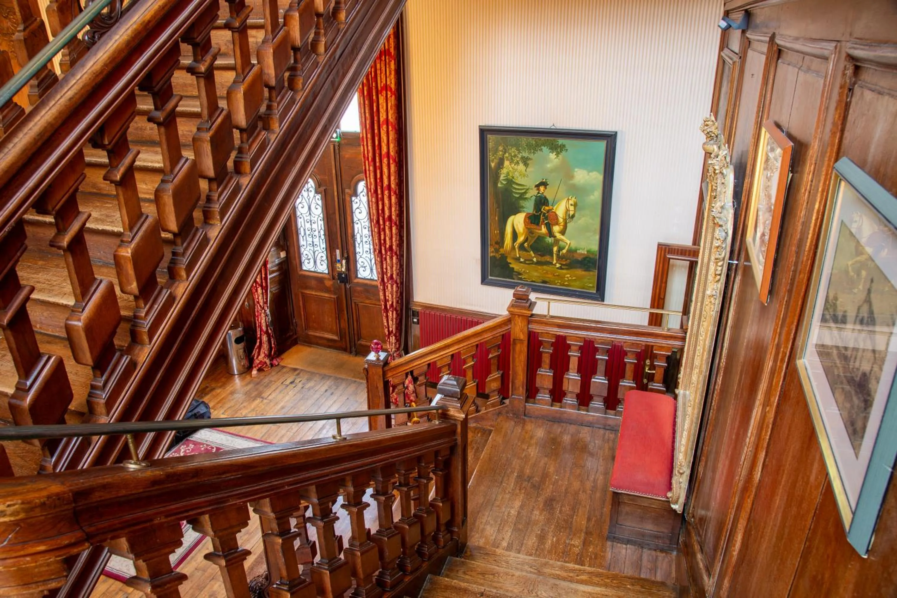 Lobby or reception in Château Hôtel Du Colombier