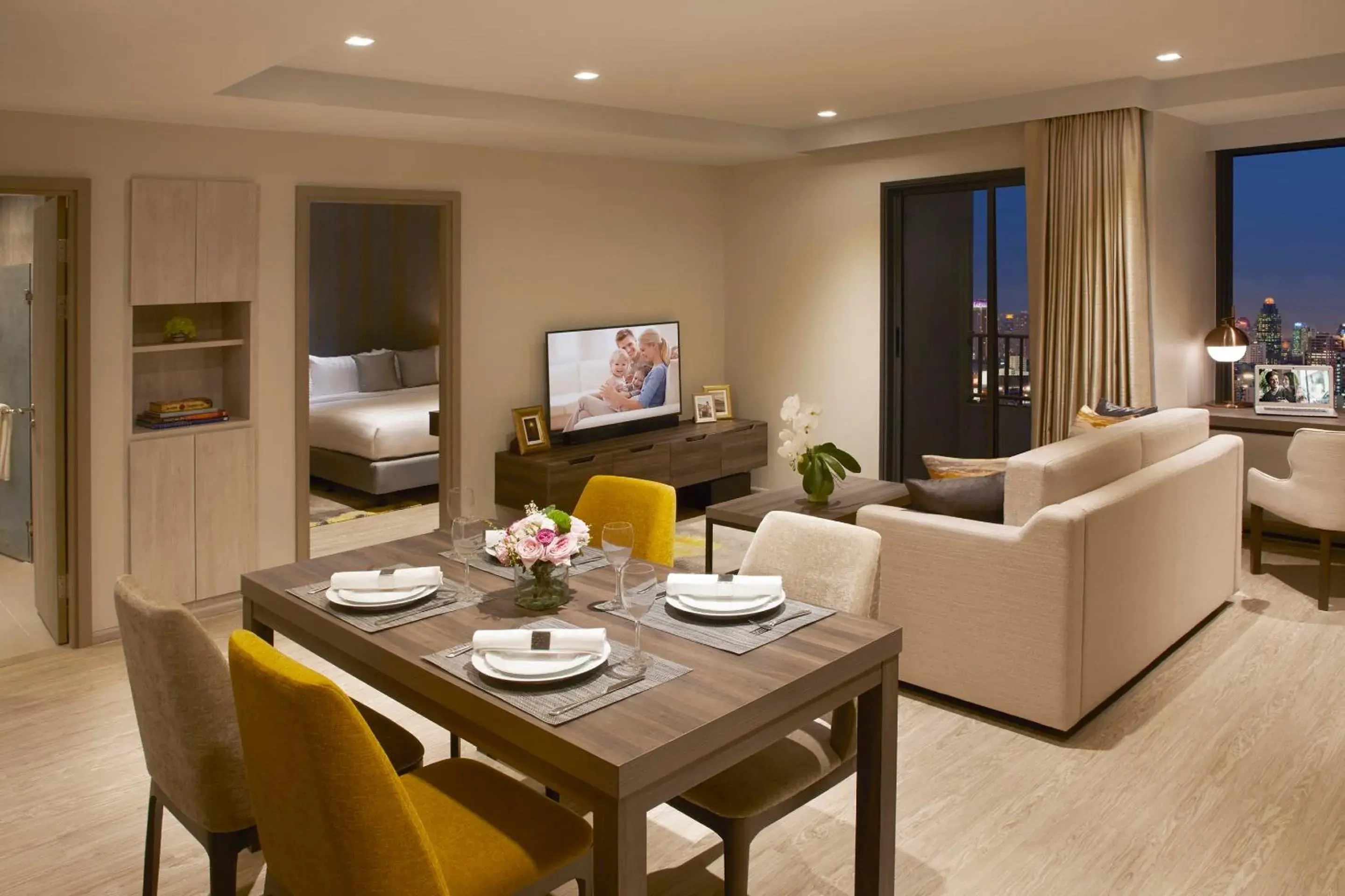 Two-Bedroom Apartment in Somerset Rama 9 Bangkok Two-Bedroom Apartment in Somerset Rama 9 Bangkok