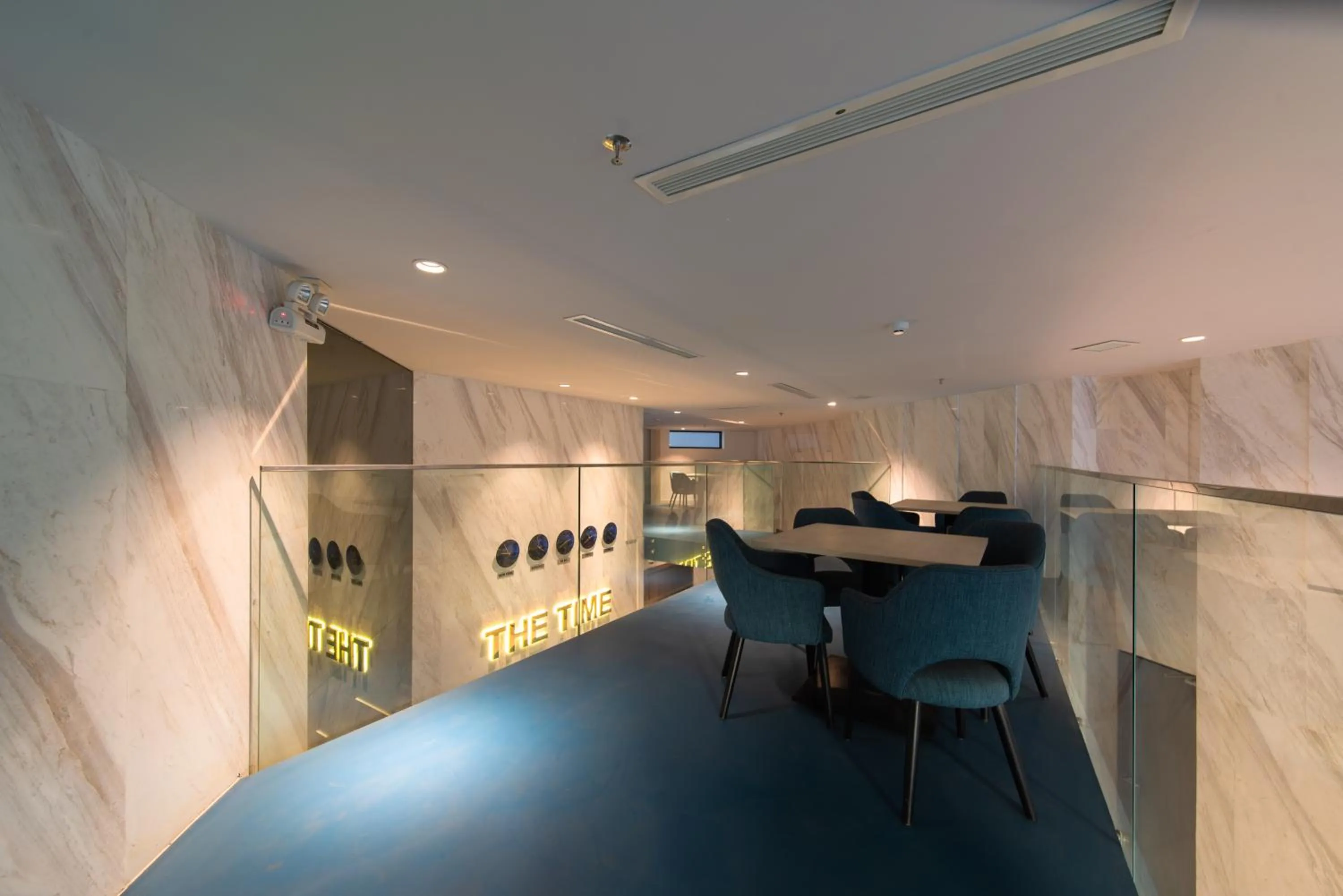 Seating area in The Time Hotel