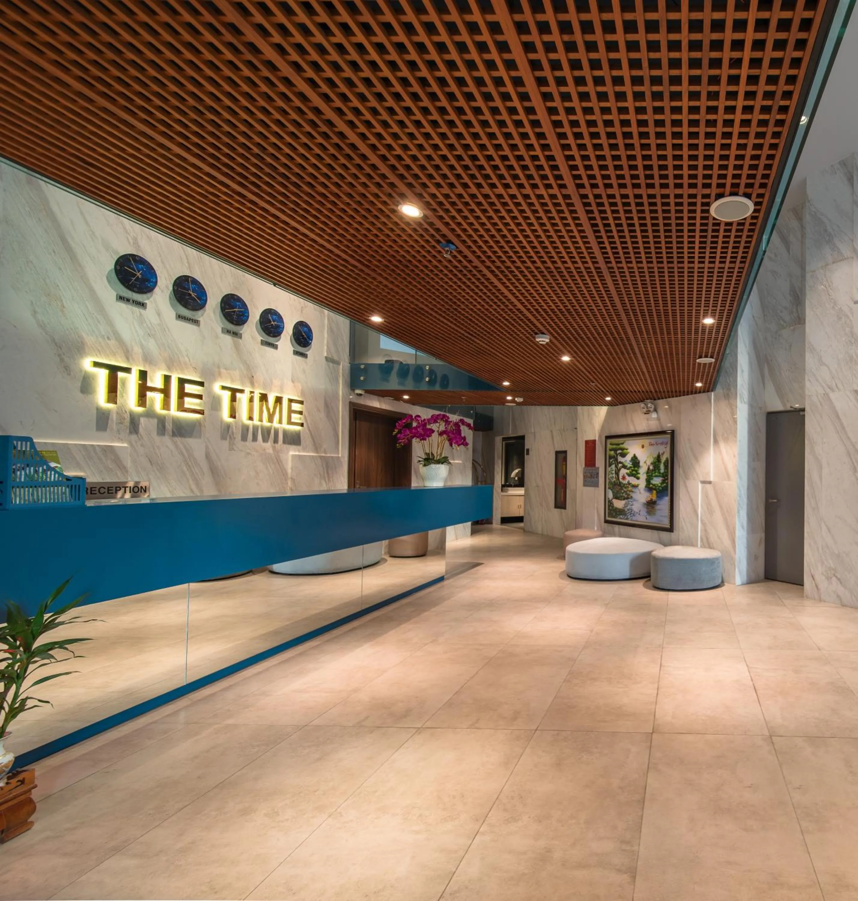 Lobby or reception in The Time Hotel