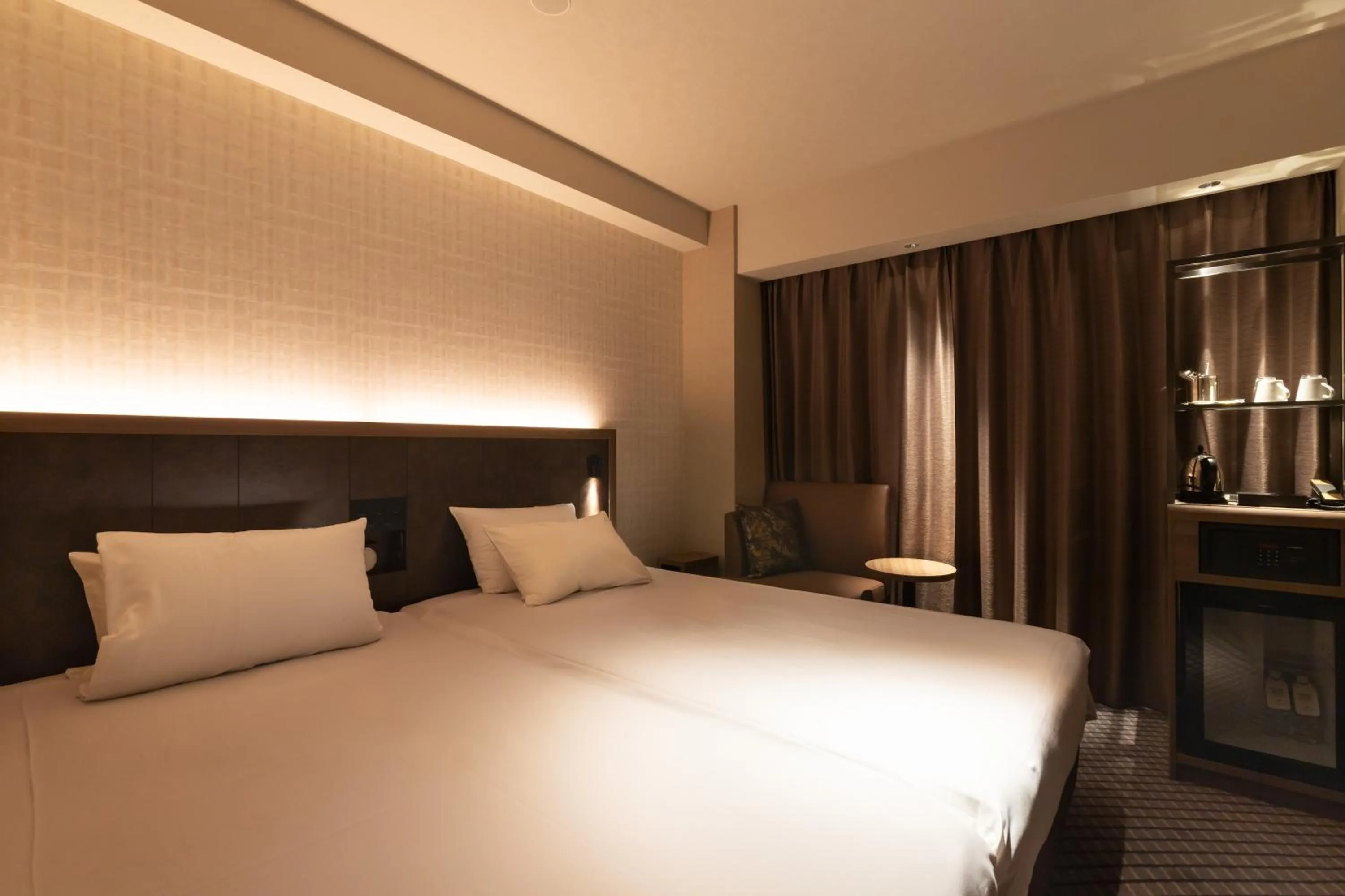 Bed in First Hotel Kanazawa