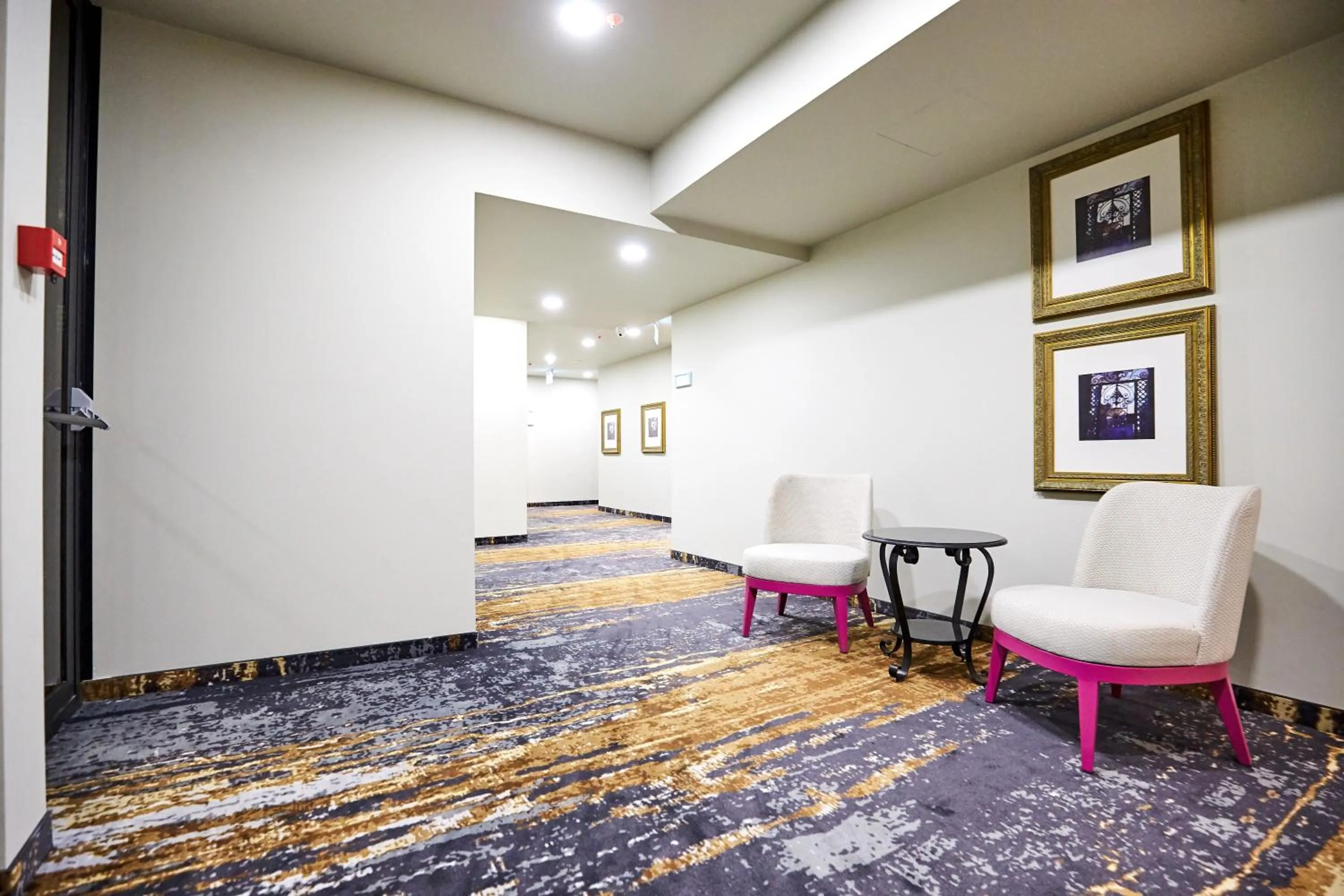 Seating area in Brosse Garden