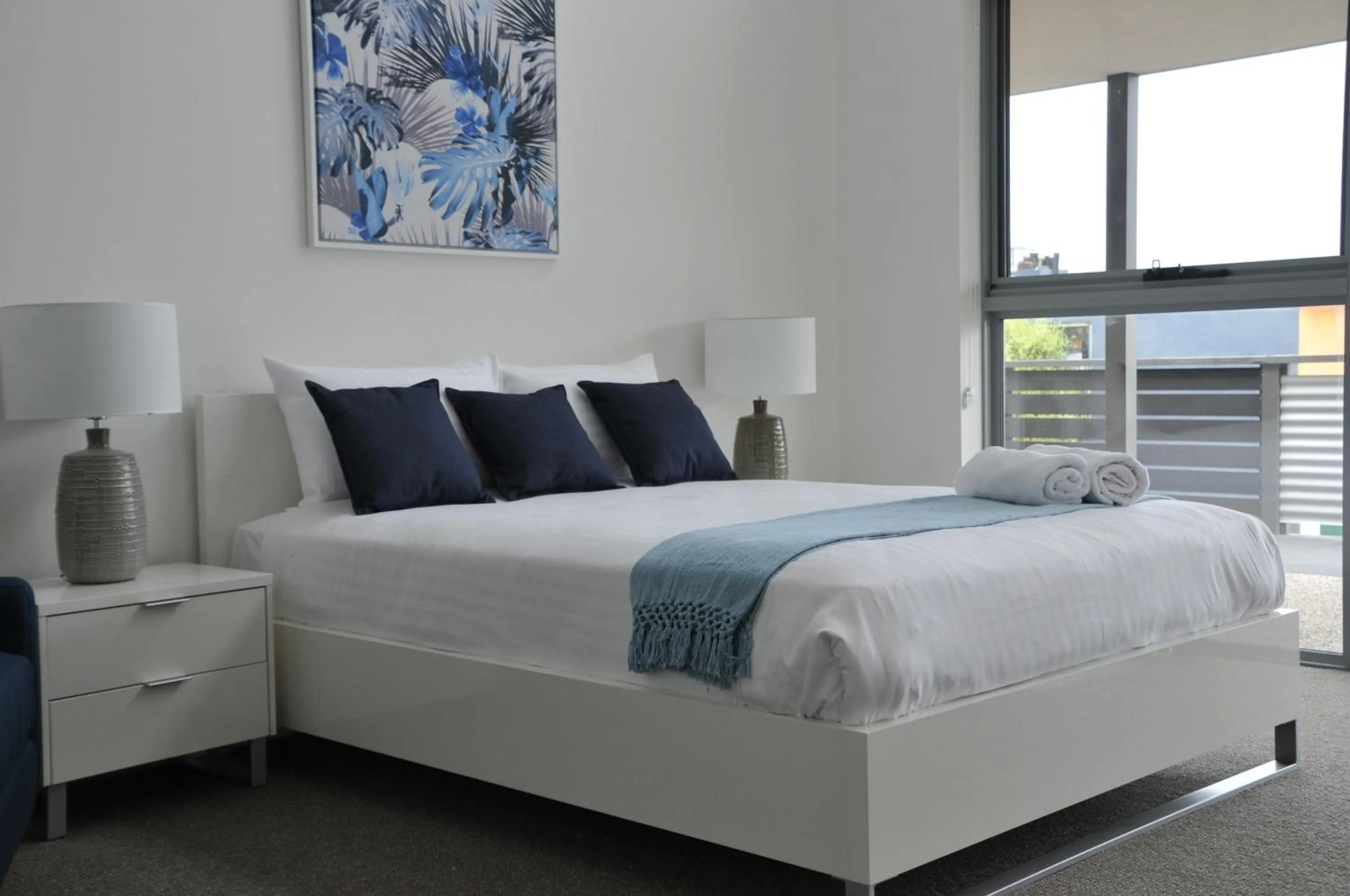 Bed in The Hub Bicheno