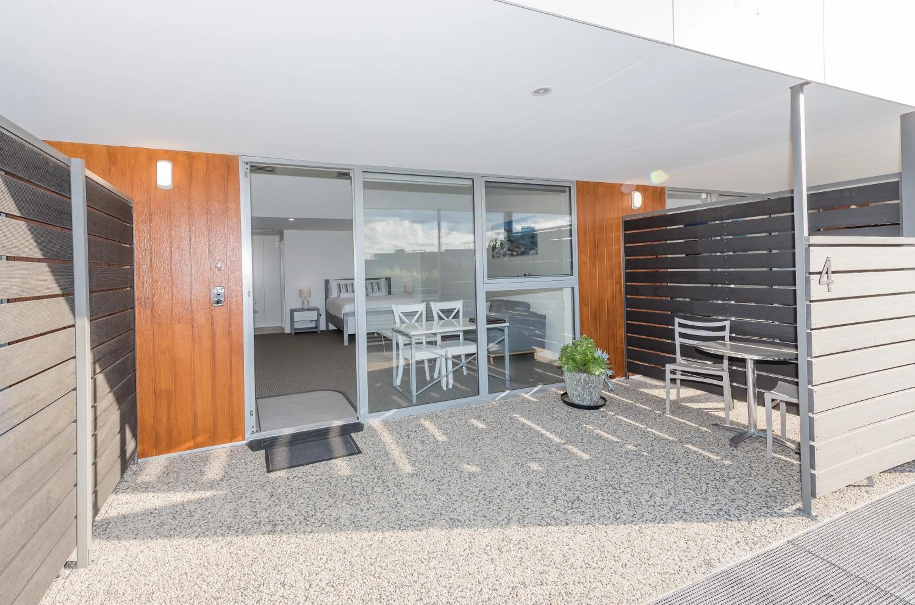 Patio in The Hub Bicheno