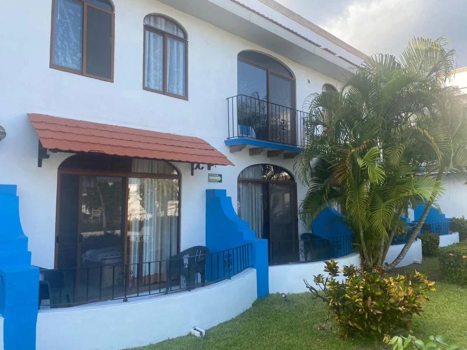 Garden view in Hotel Pez Vela