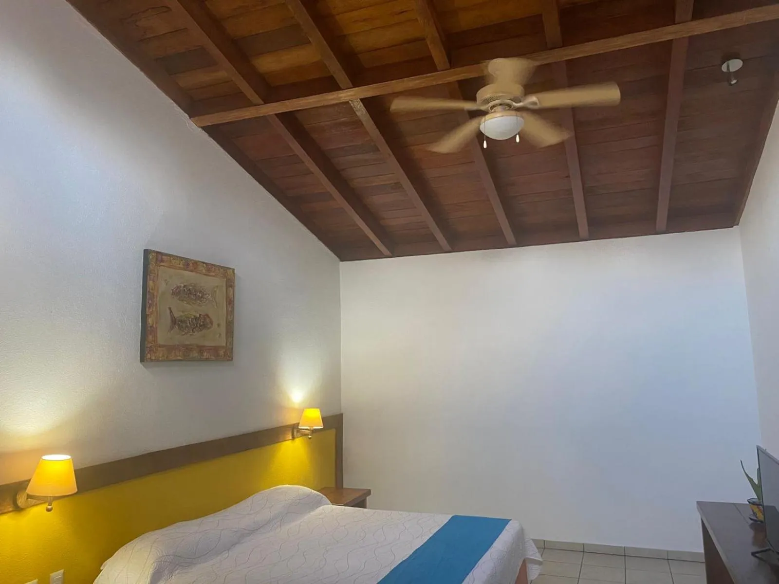 Bed in Hotel Pez Vela