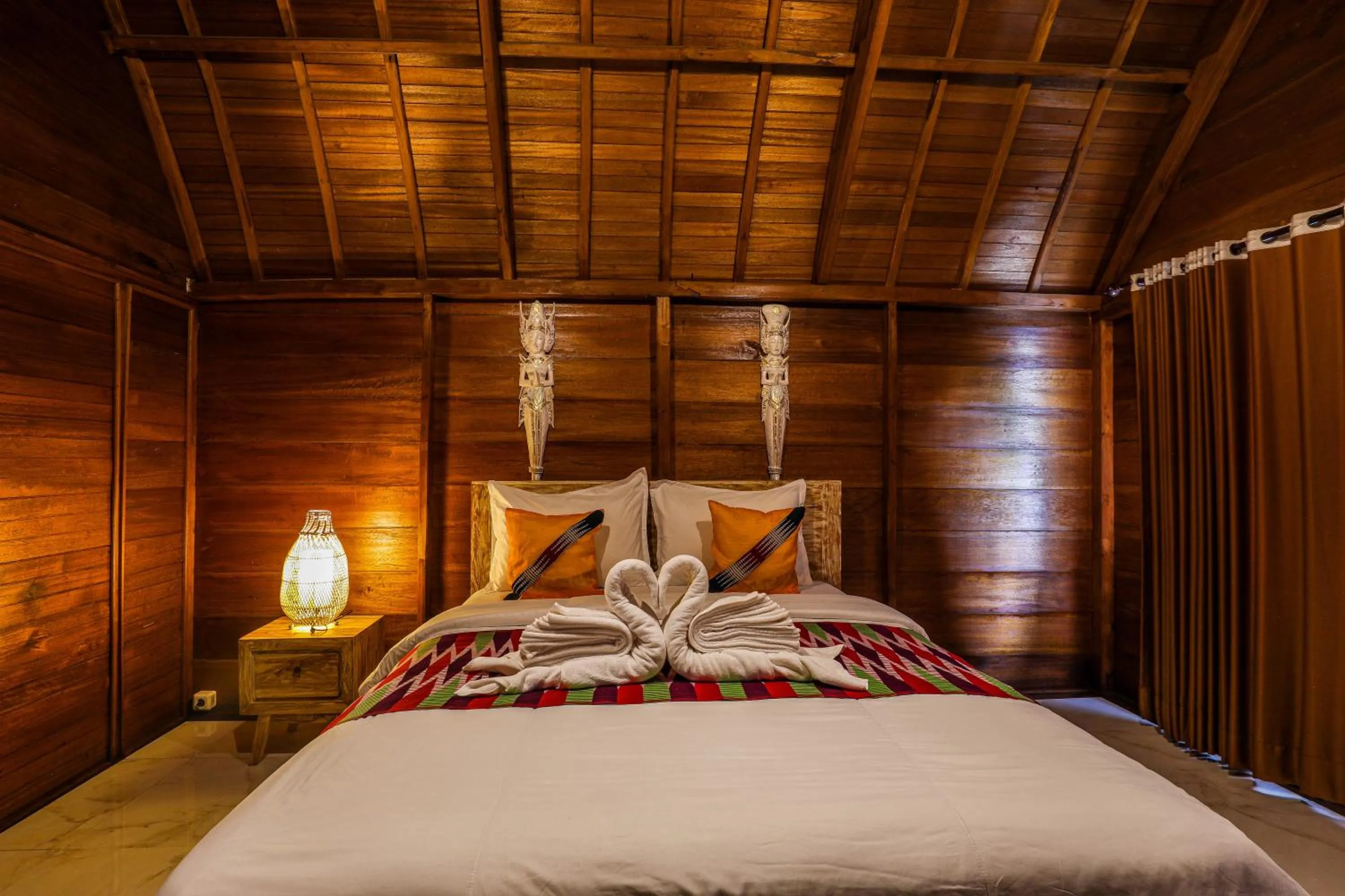 Bedroom, Bed in The Tukad Gepuh Cottage and Resto