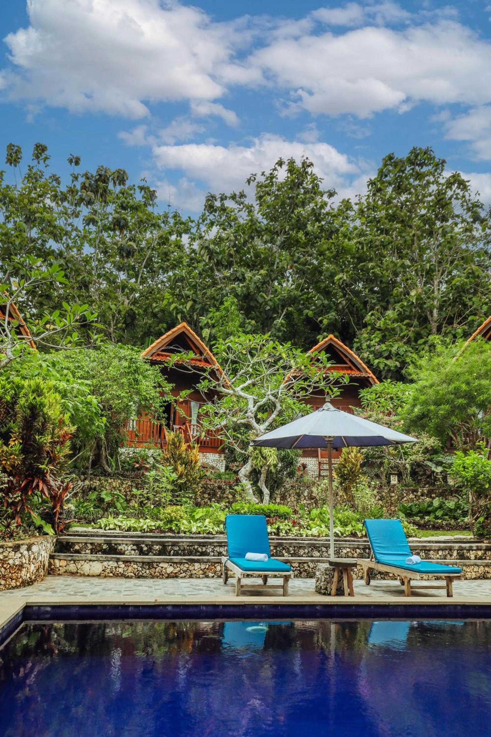 Pool view in The Tukad Gepuh Cottage and Resto