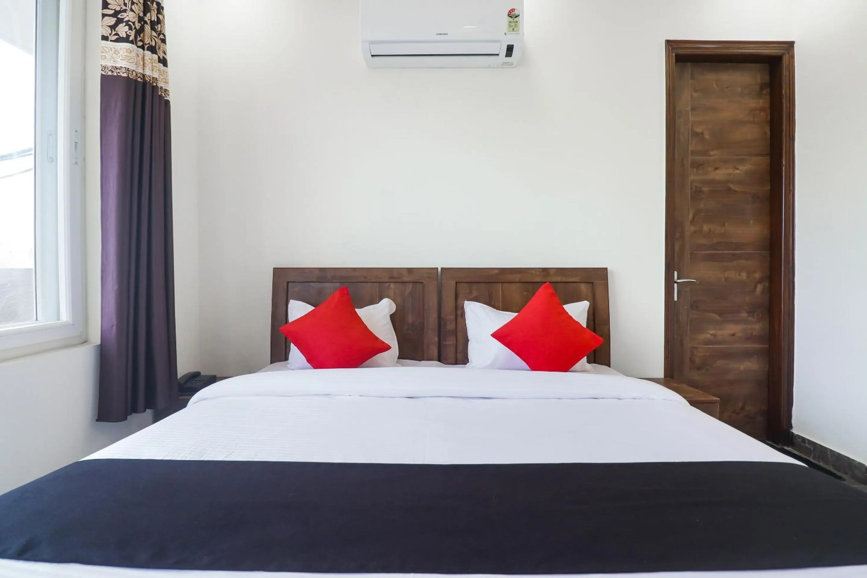 Bedroom, Bed in Collection O Green Leaf Residency