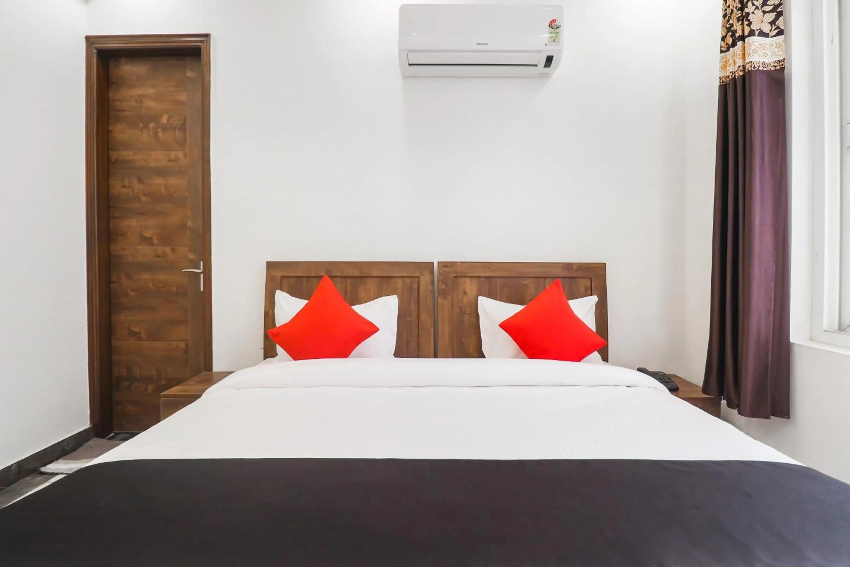 Bedroom, Bed in Collection O Green Leaf Residency