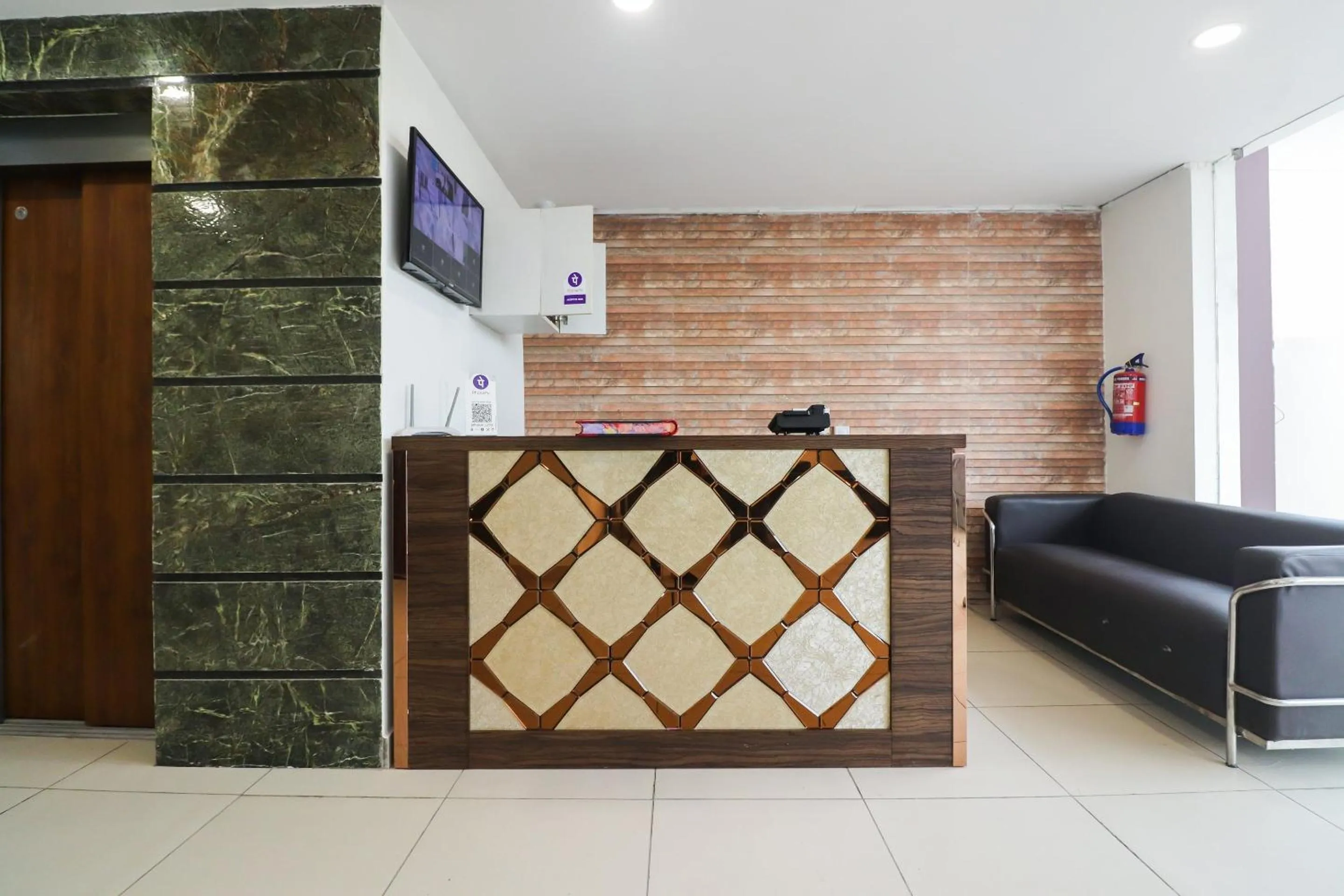 Lobby or reception in Collection O Green Leaf Residency