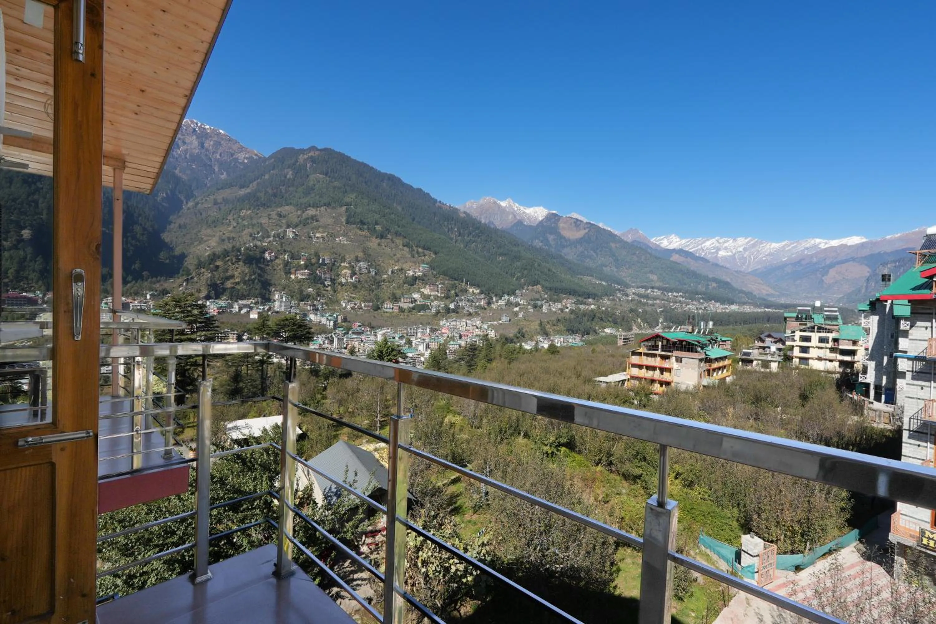 View (from property/room) in Snow City's Montana Blues Resort Manali - Heated & Air-Cooled Stay