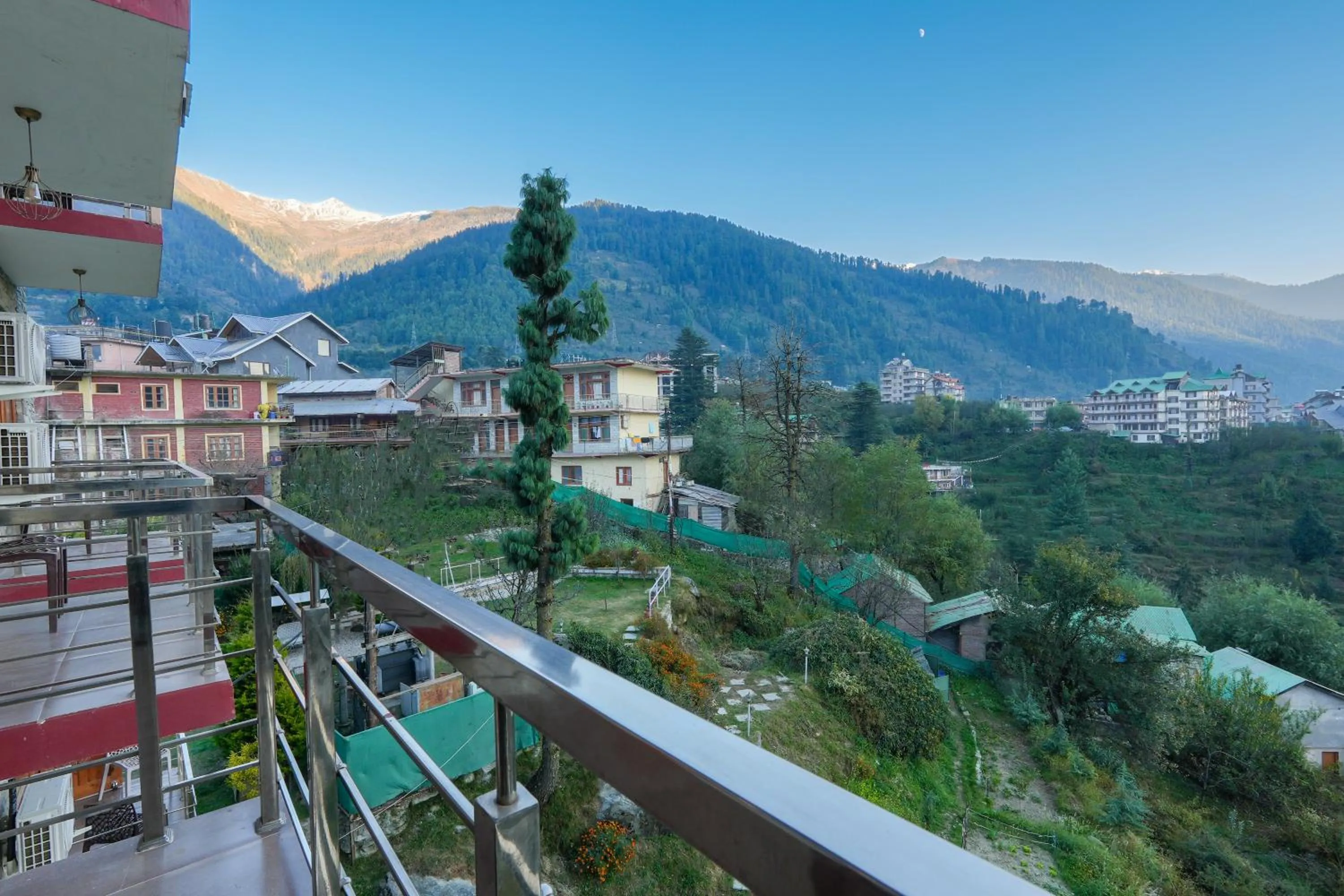 Day in Snow City's Montana Blues Resort Manali - Heated & Air-Cooled Stay