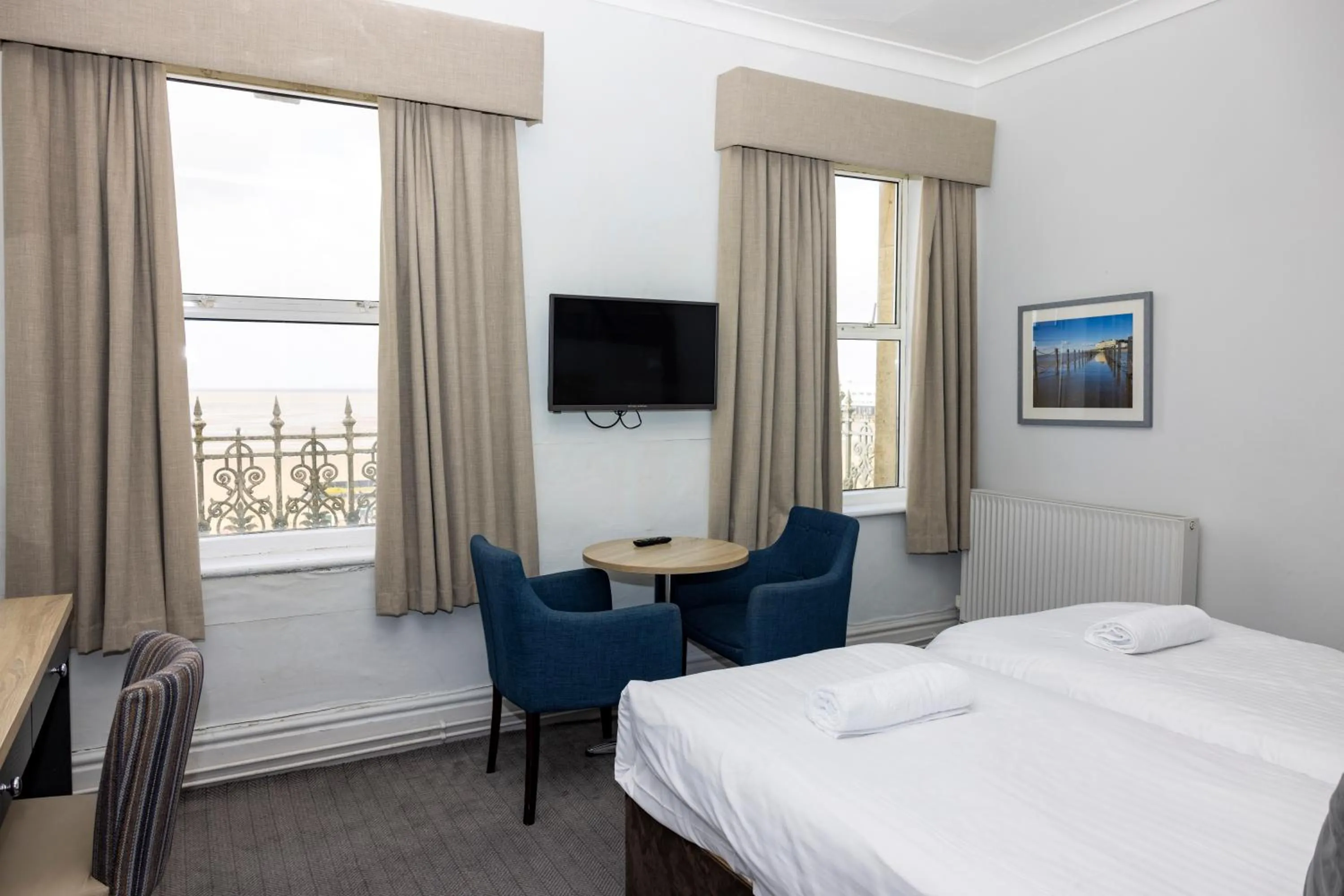 Bed in The Grand Atlantic Hotel