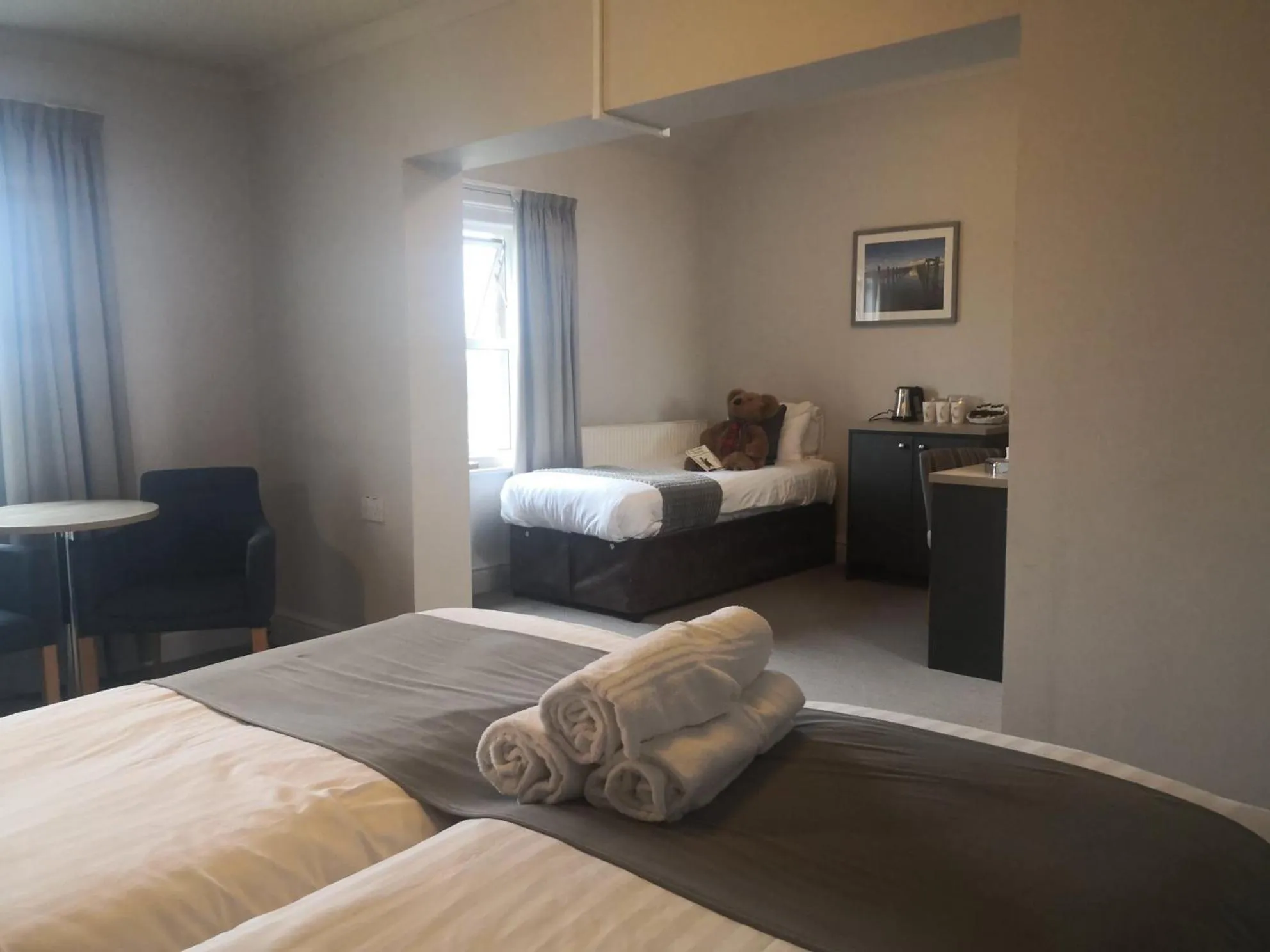 Bed in The Grand Atlantic Hotel