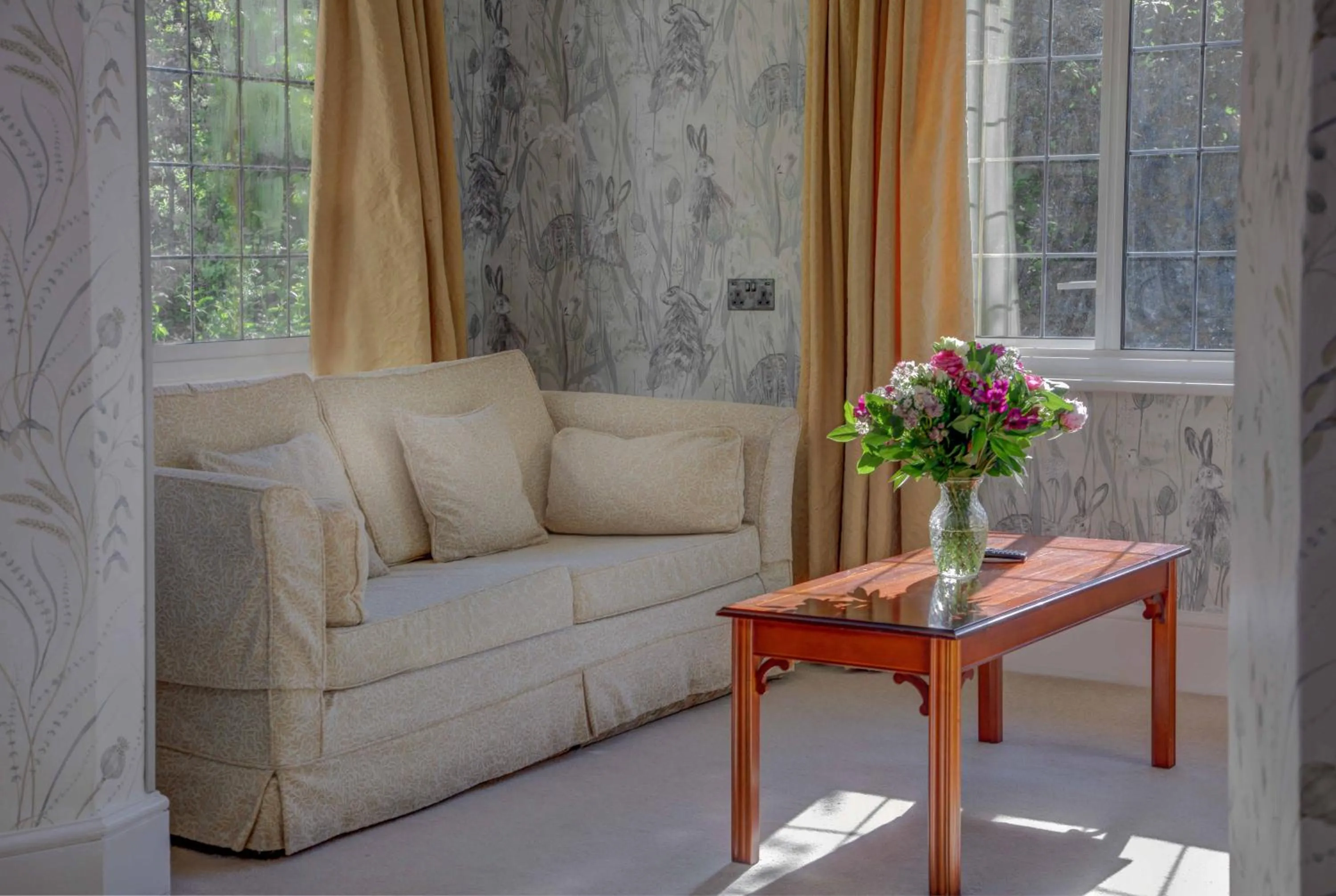Seating area in The Grange at Oborne