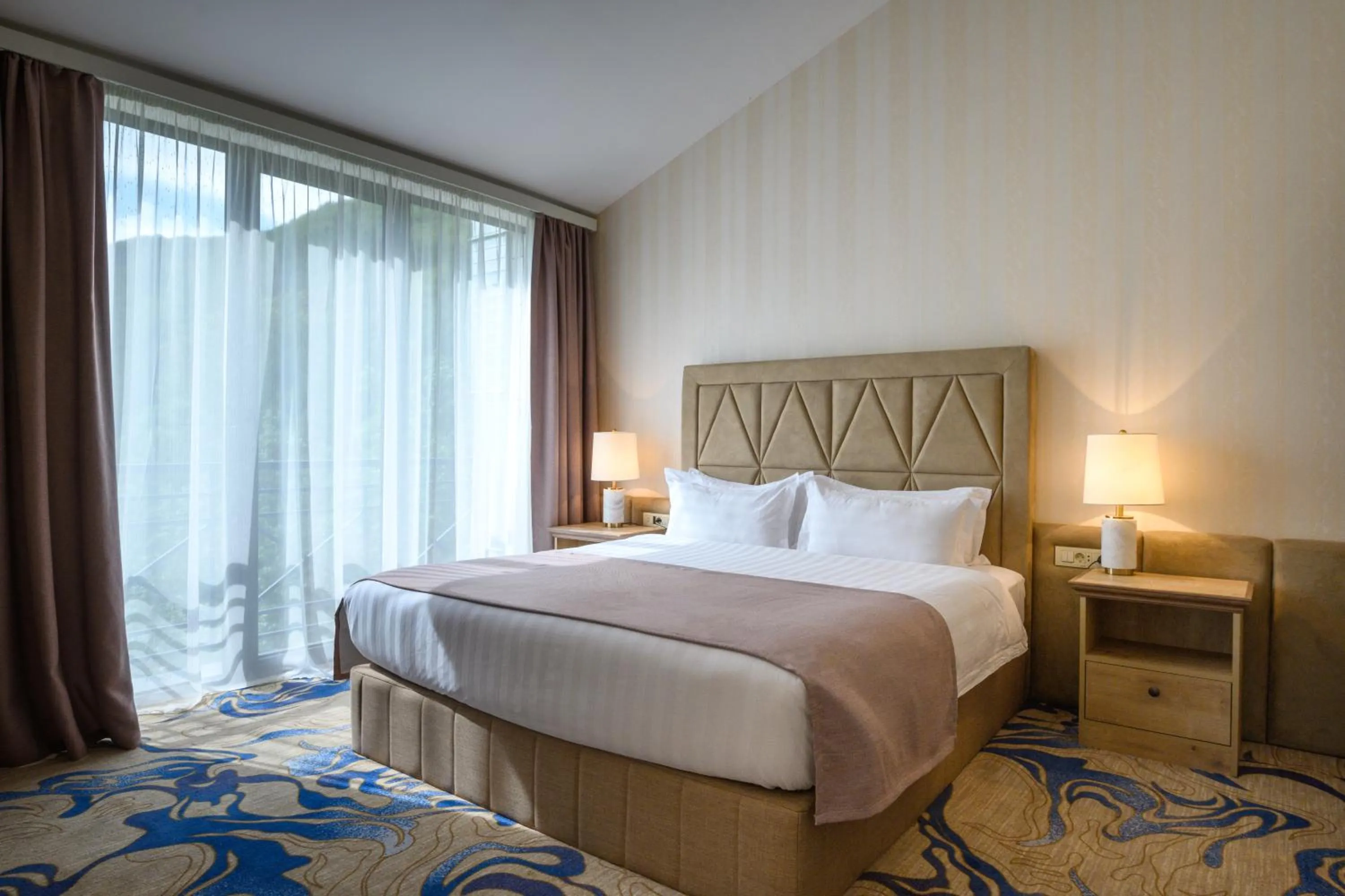 Bedroom, Bed in Aurora Resort Tsaghkadzor, By One