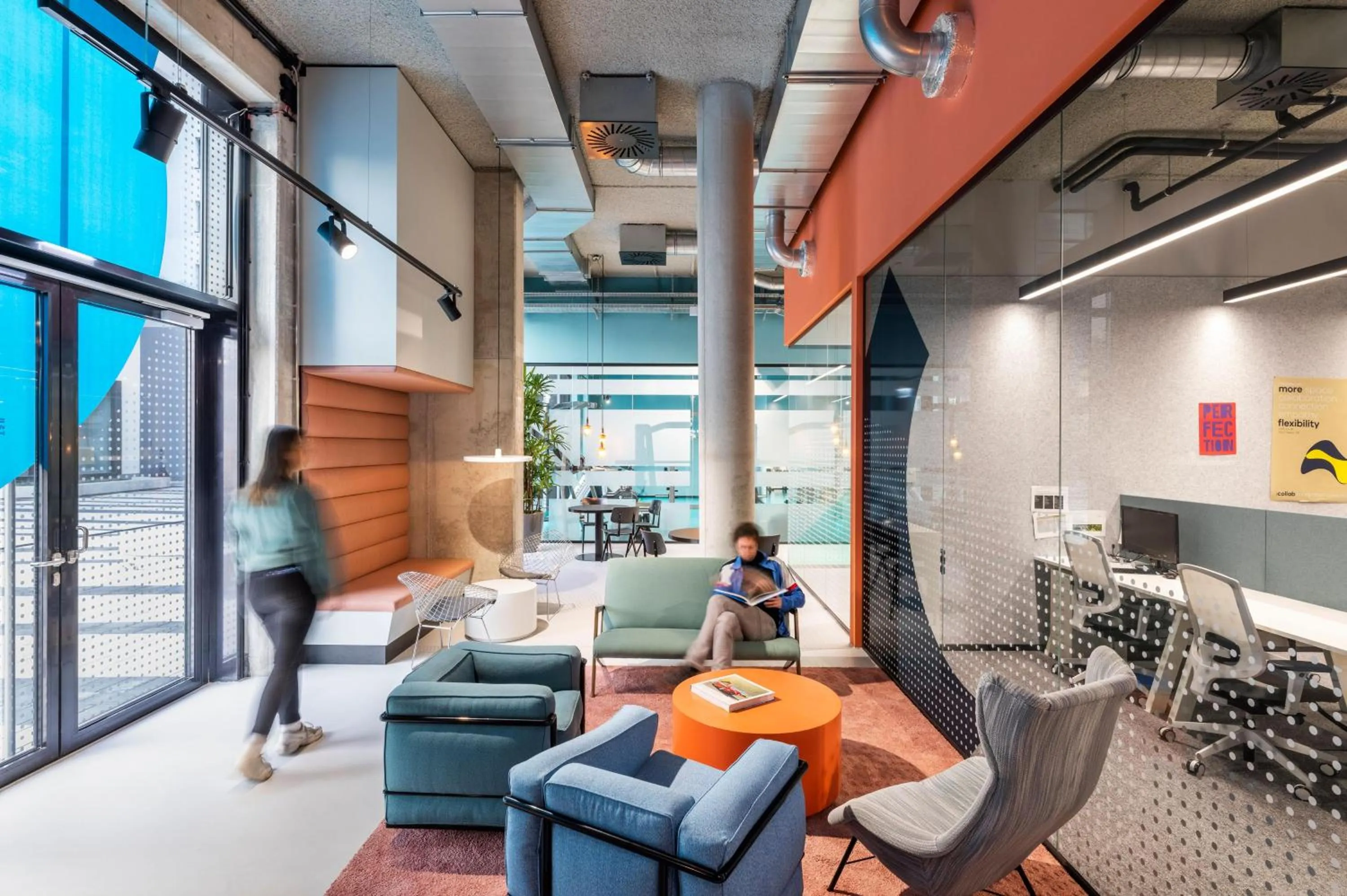 Landmark view in The Social Hub Vienna