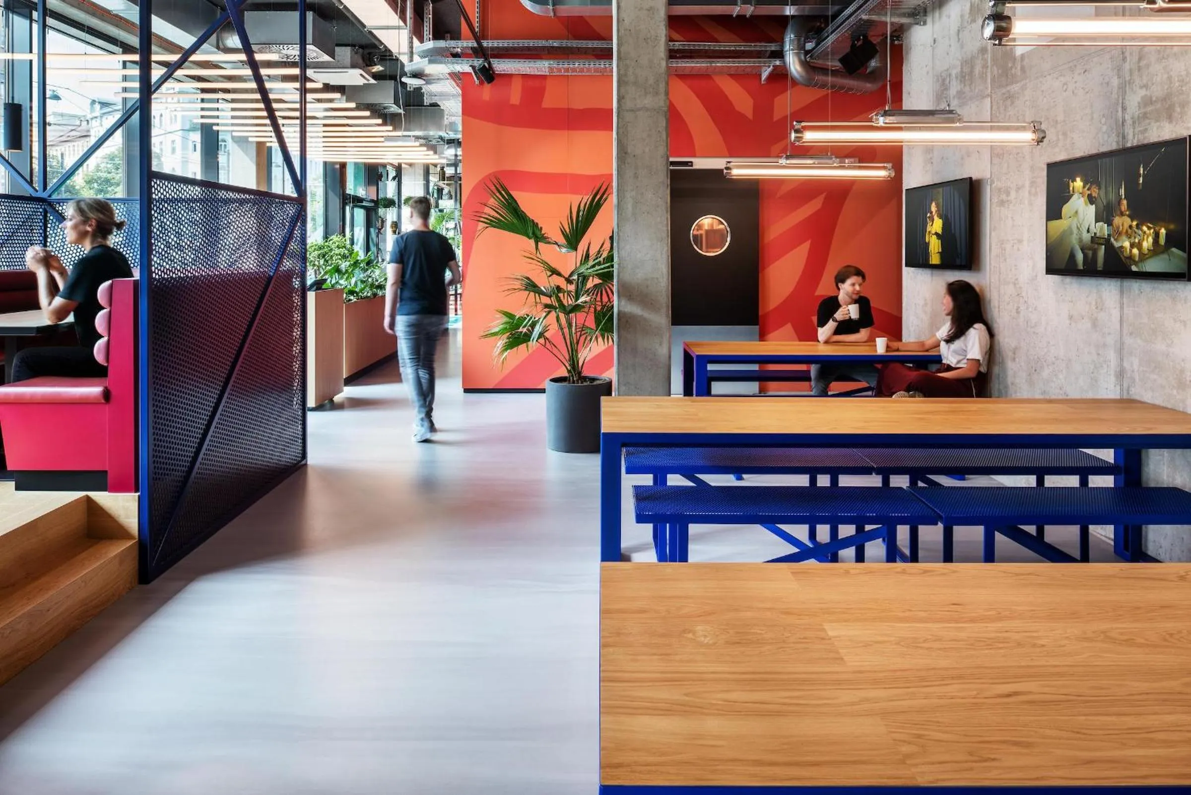 Lobby or reception in The Social Hub Vienna