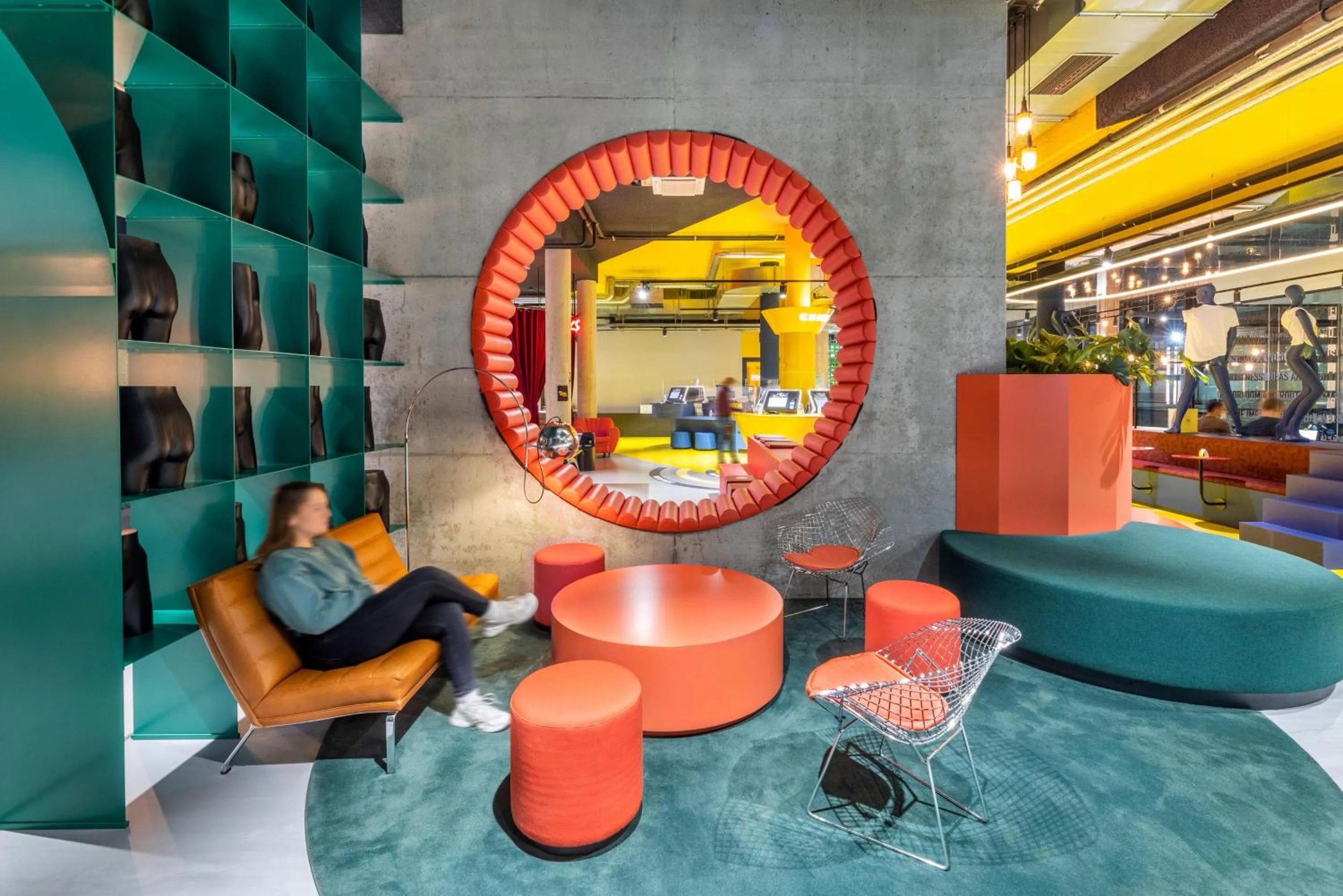 Lobby or reception in The Social Hub Vienna