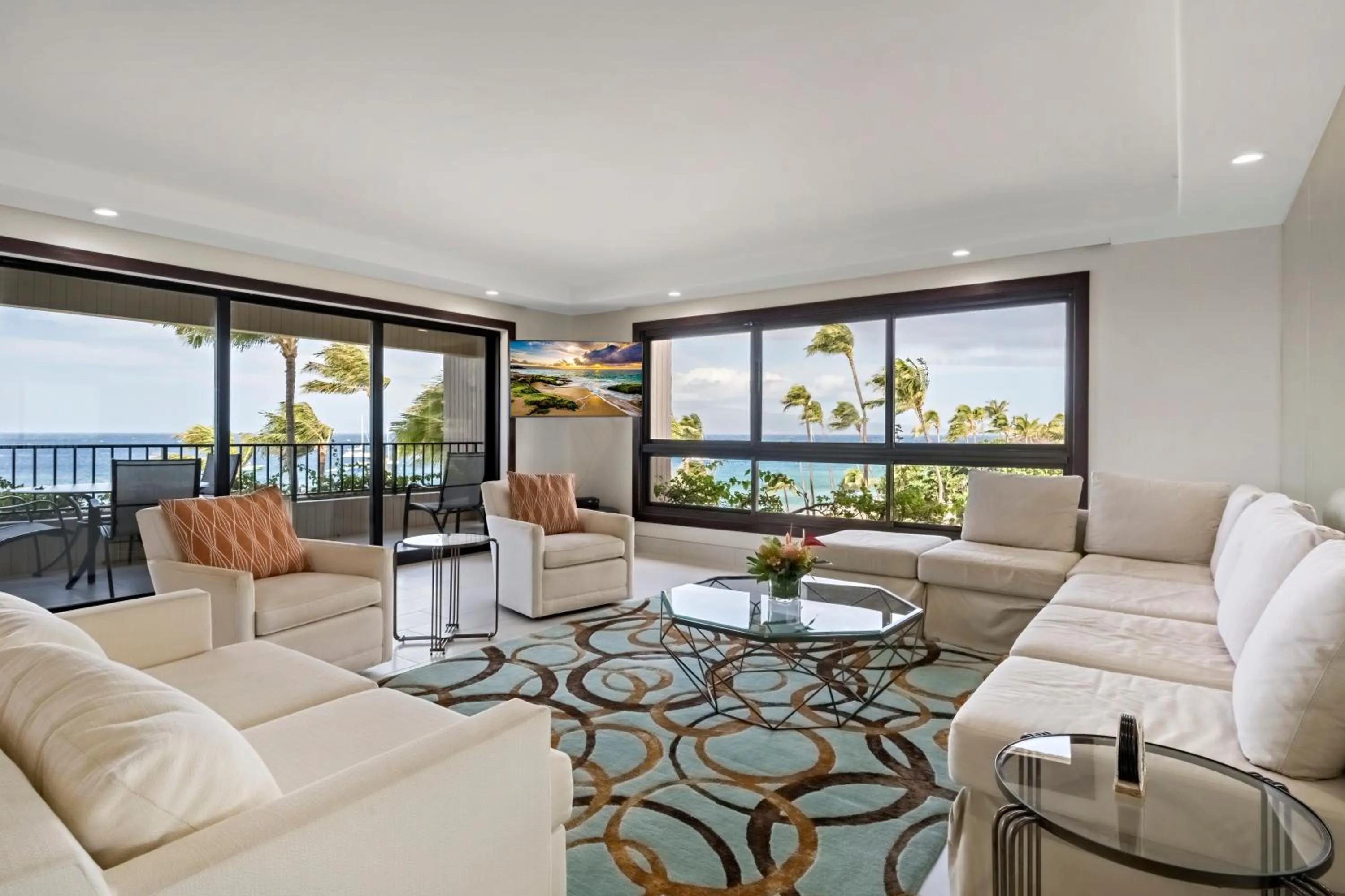 Living room in Kaanapali Alii