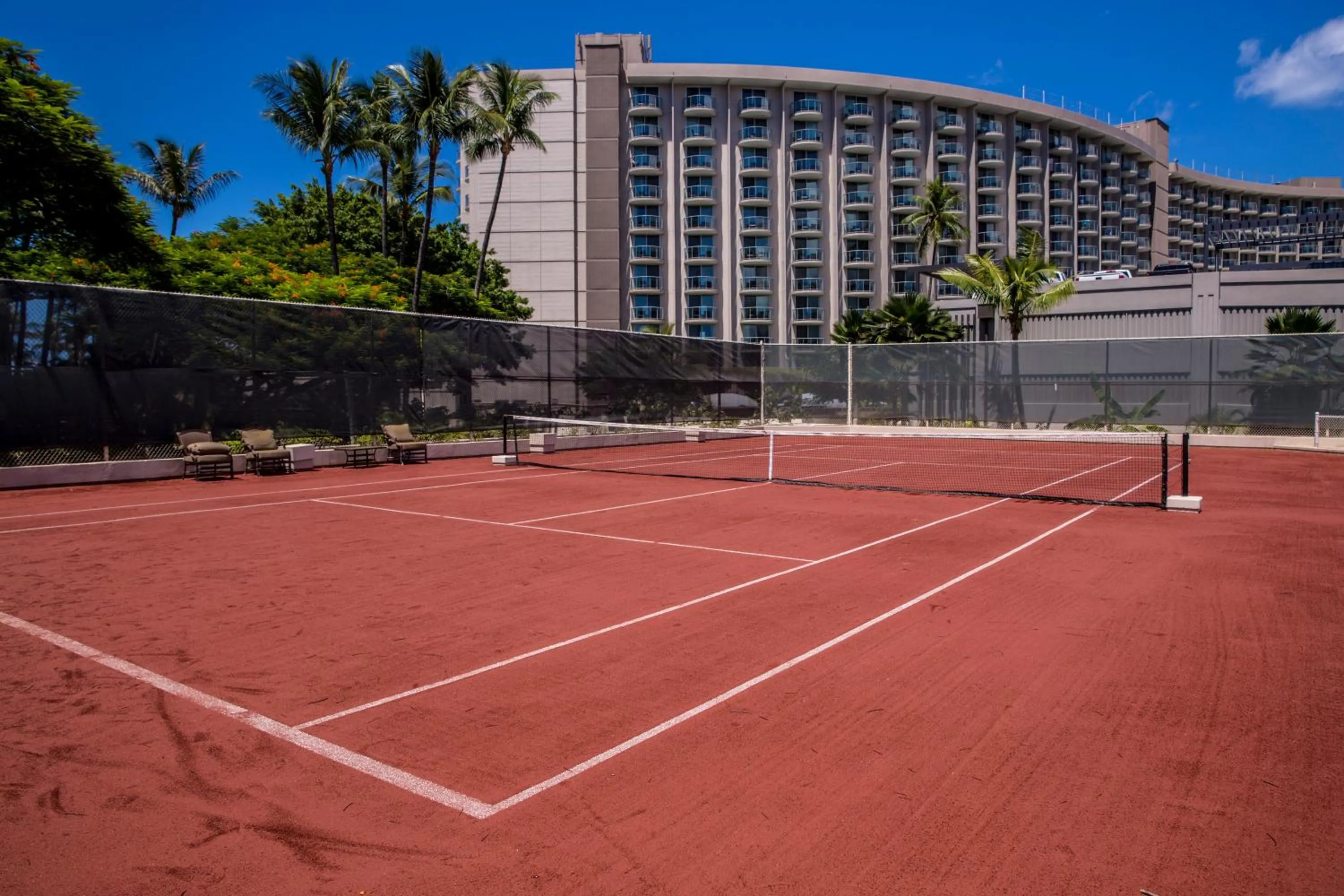 Tennis court in Kaanapali Alii